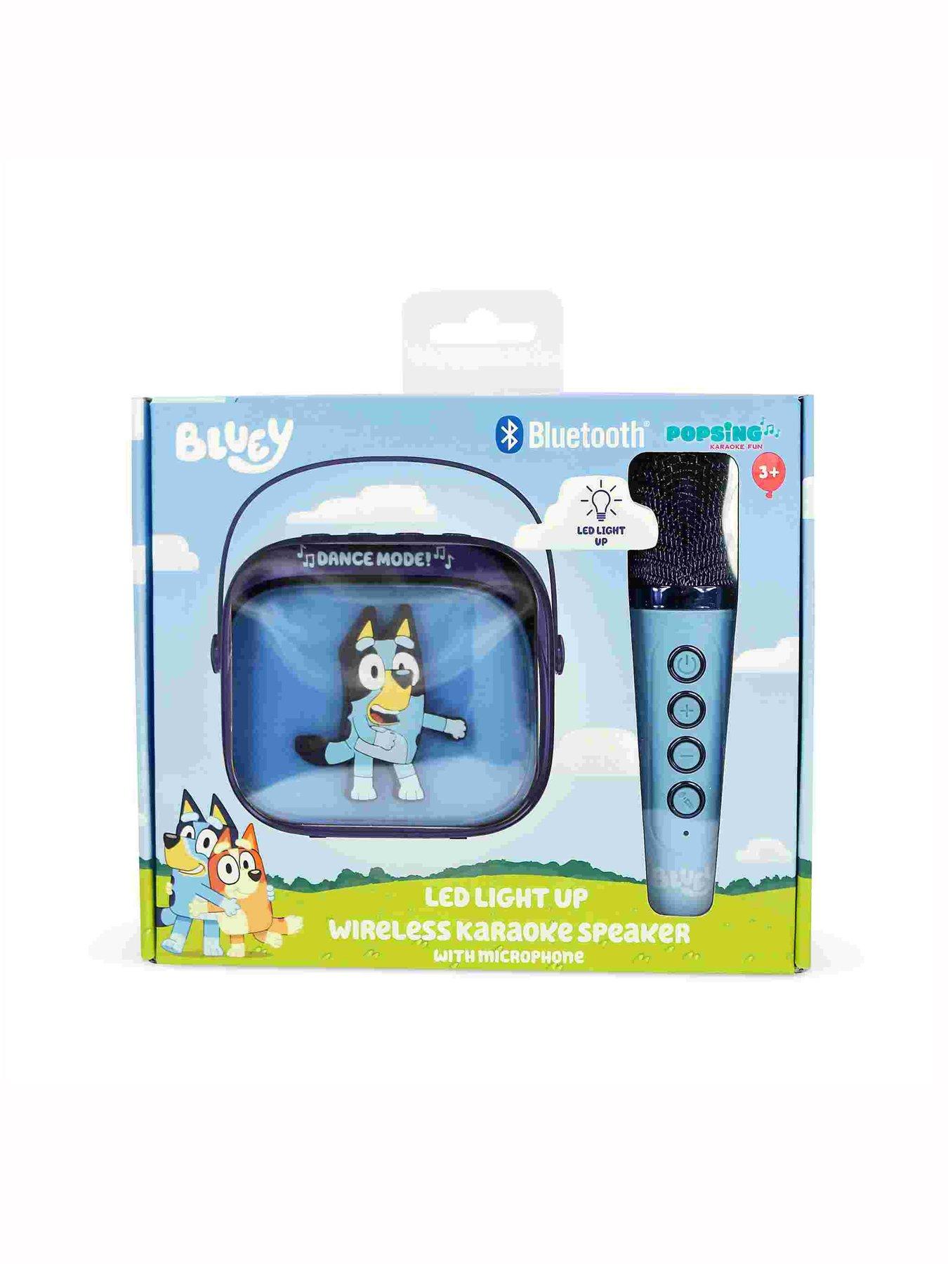 Image 5 of 7 of Bluey Bluey Popsing Led Light-Up Wireless Karaoke Speaker & Microphone