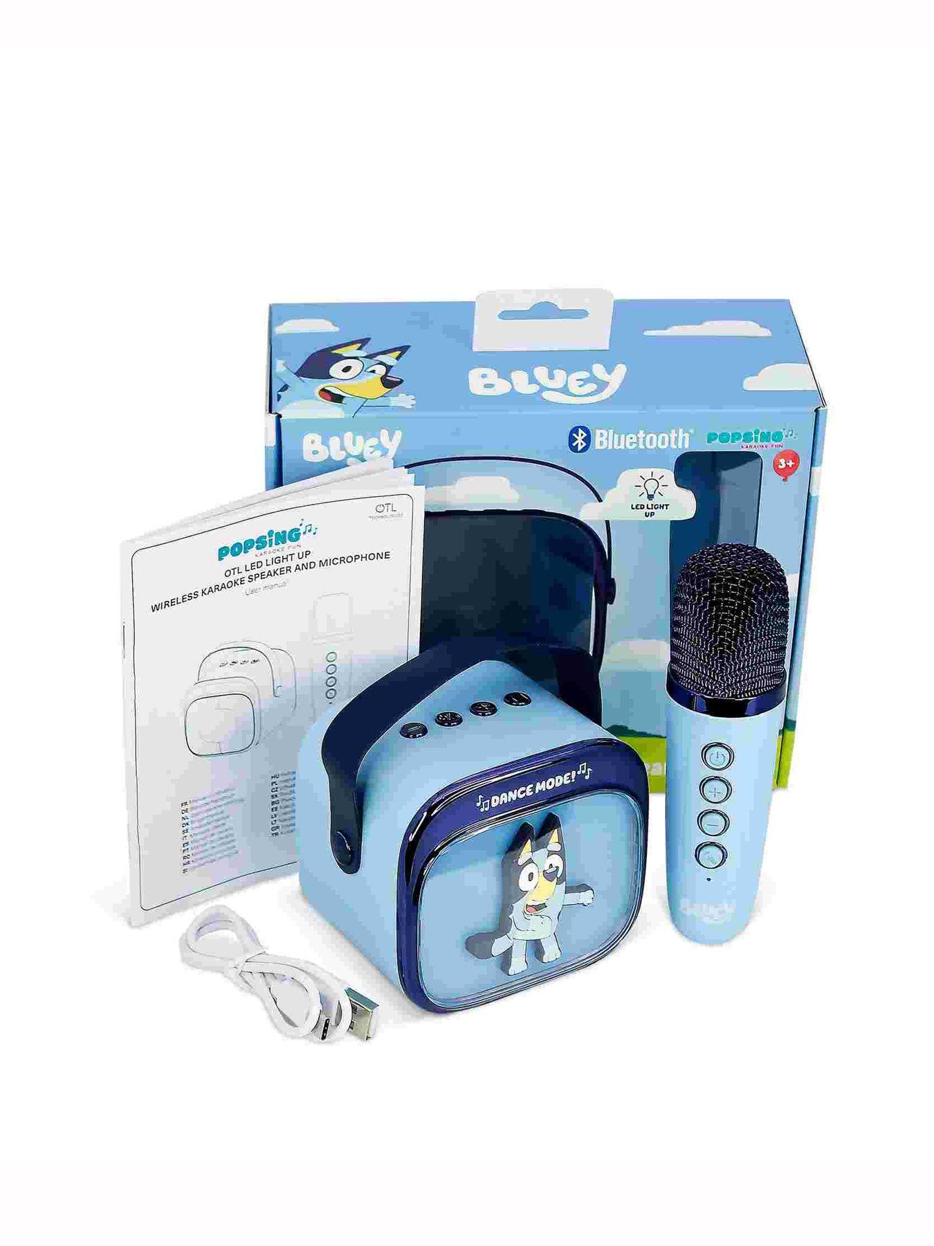 Image 6 of 7 of Bluey Bluey Popsing Led Light-Up Wireless Karaoke Speaker & Microphone
