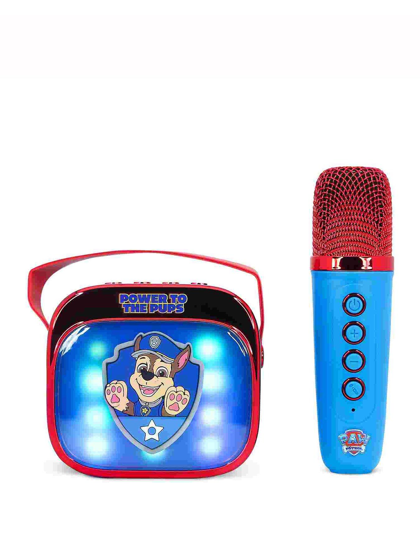 Image 1 of 7 of Paw Patrol Popsing Led Light-Up Wireless Karaoke Speaker &amp; Microphone