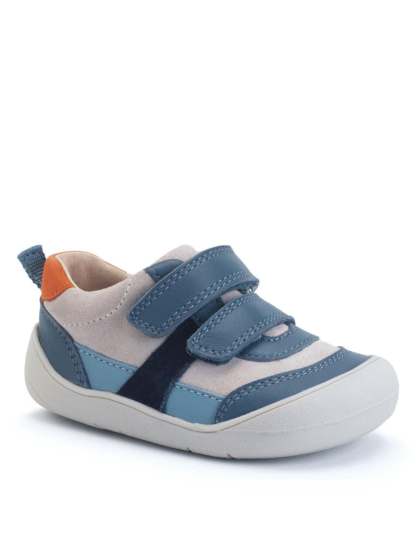 Image 2 of 6 of Start-rite Duel Denim Leather Trainers - Blue