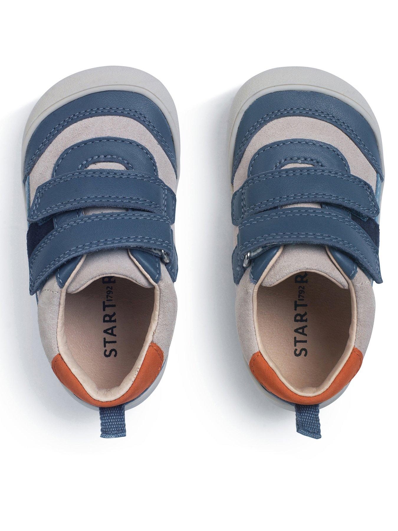 Image 3 of 6 of Start-rite Duel Denim Leather Trainers - Blue
