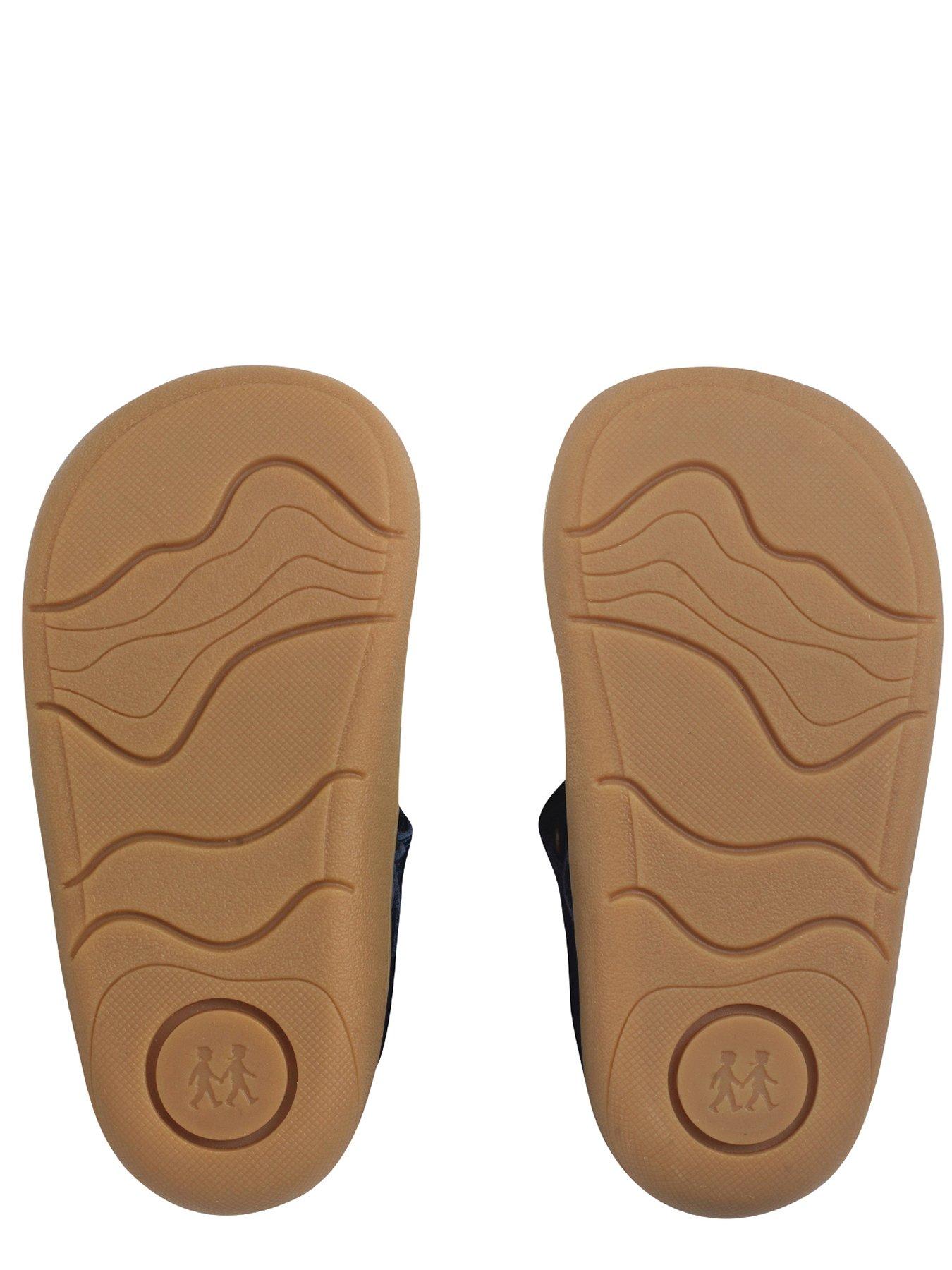 Image 4 of 6 of Start-rite EVA- NAVY LEATHER FLOWERS