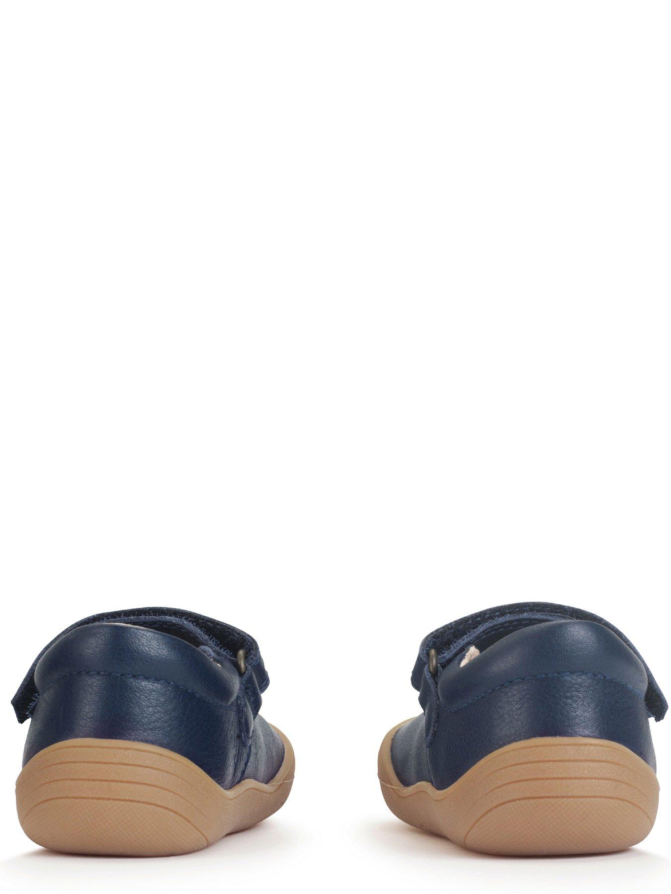 Image 5 of 6 of Start-rite EVA- NAVY LEATHER FLOWERS