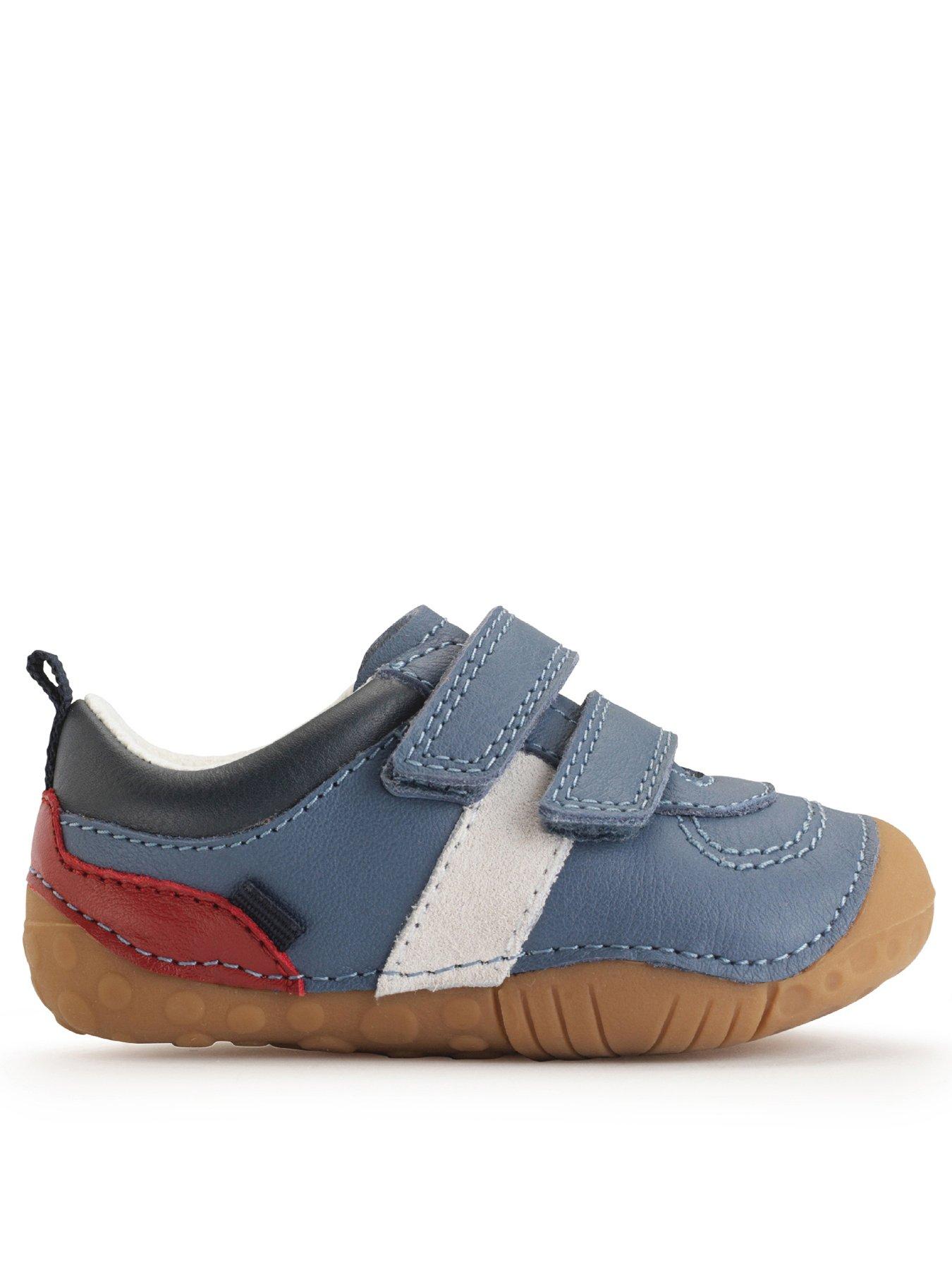 Image 1 of 6 of Start-rite Zap - Denim Blue Leather/suede