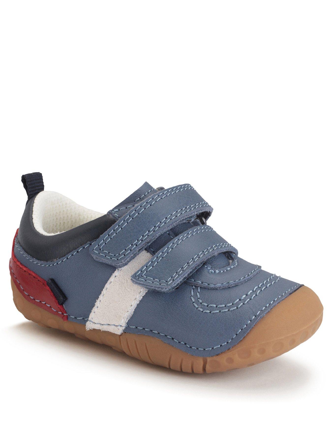 Image 2 of 6 of Start-rite Zap - Denim Blue Leather/suede