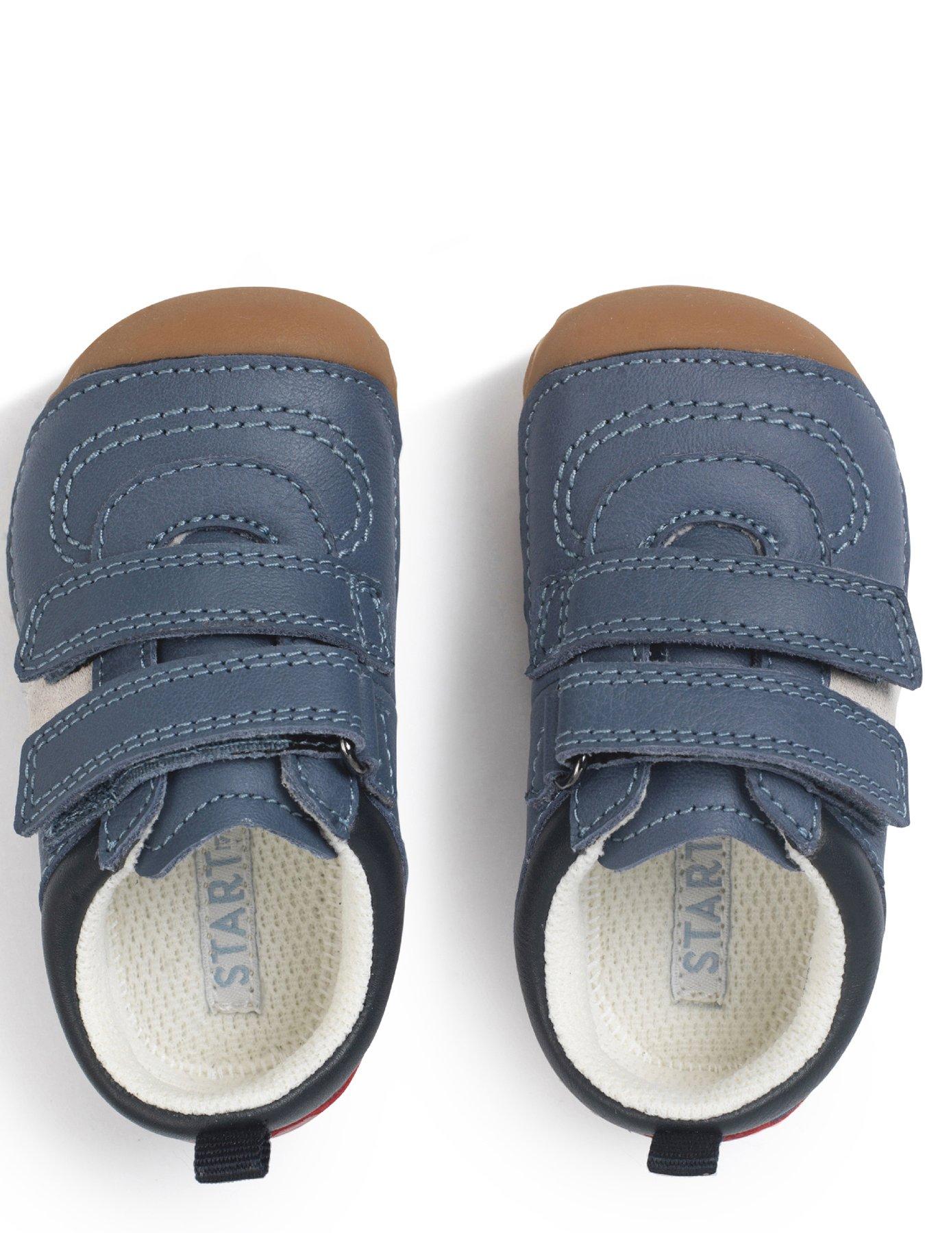 Image 4 of 6 of Start-rite Zap - Denim Blue Leather/suede