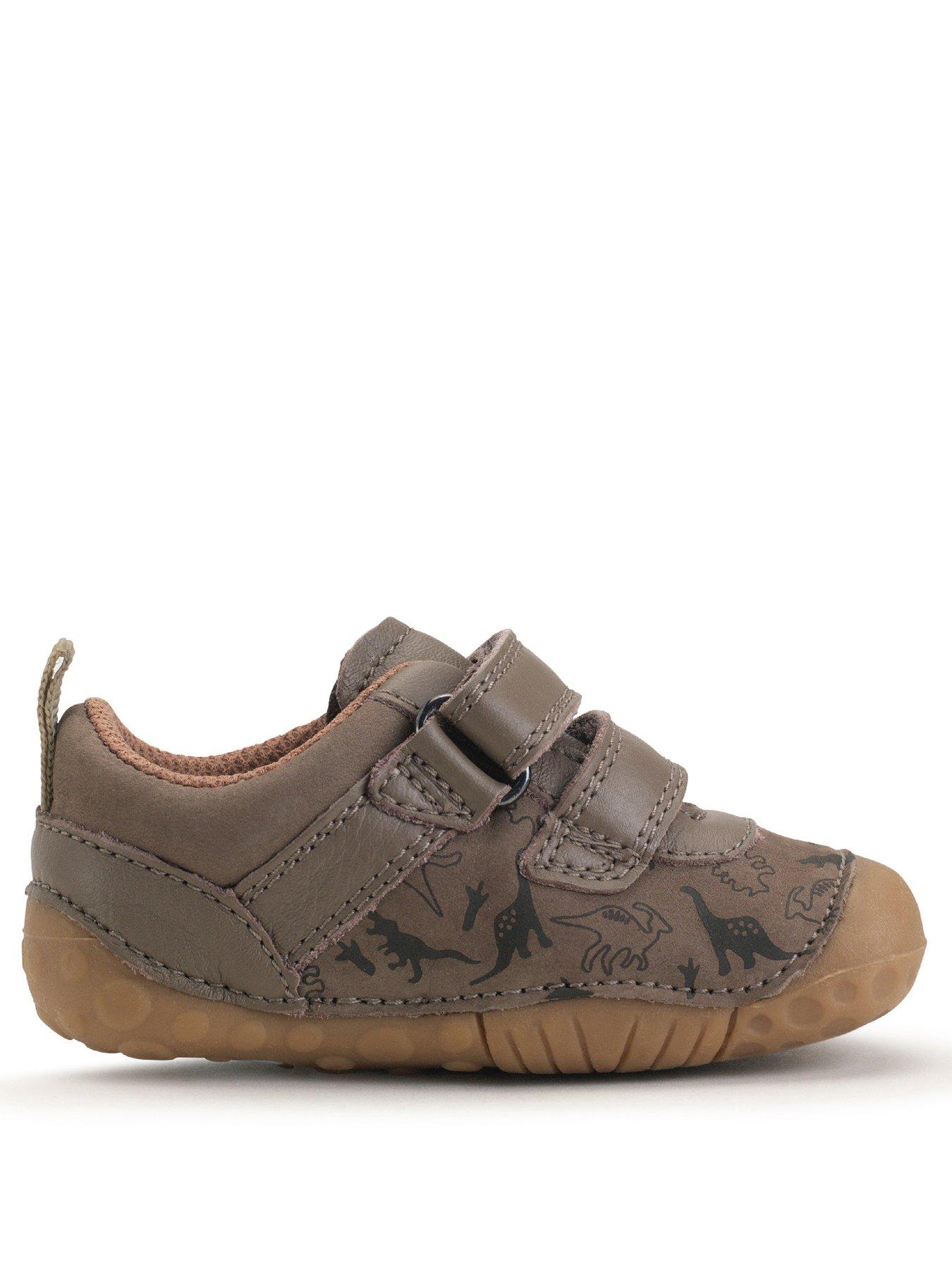 Image 2 of 6 of Start-rite Roar Taupe Dino Nubuck/Leather Trainers - Brown