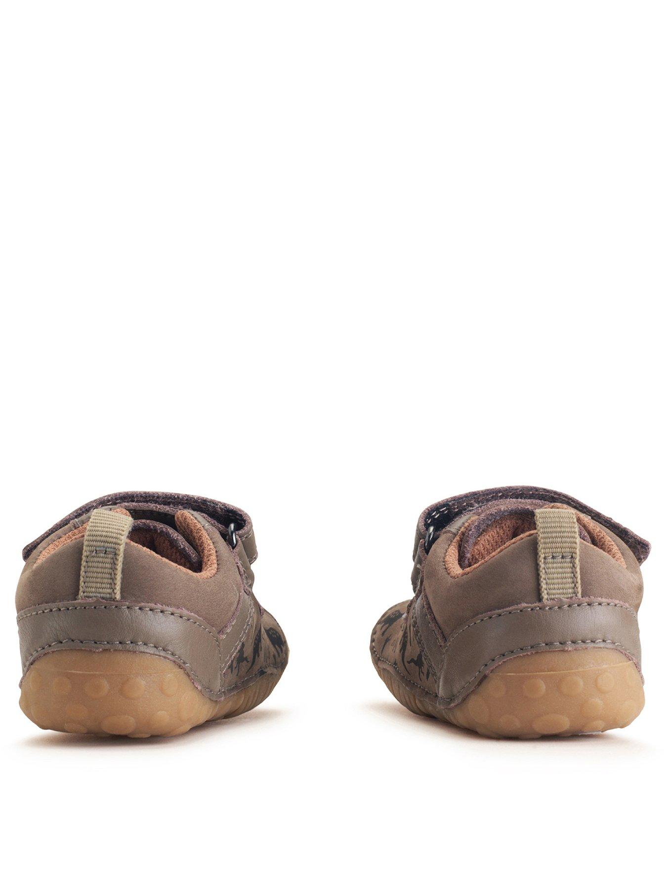Image 3 of 6 of Start-rite Roar Taupe Dino Nubuck/Leather Trainers - Brown