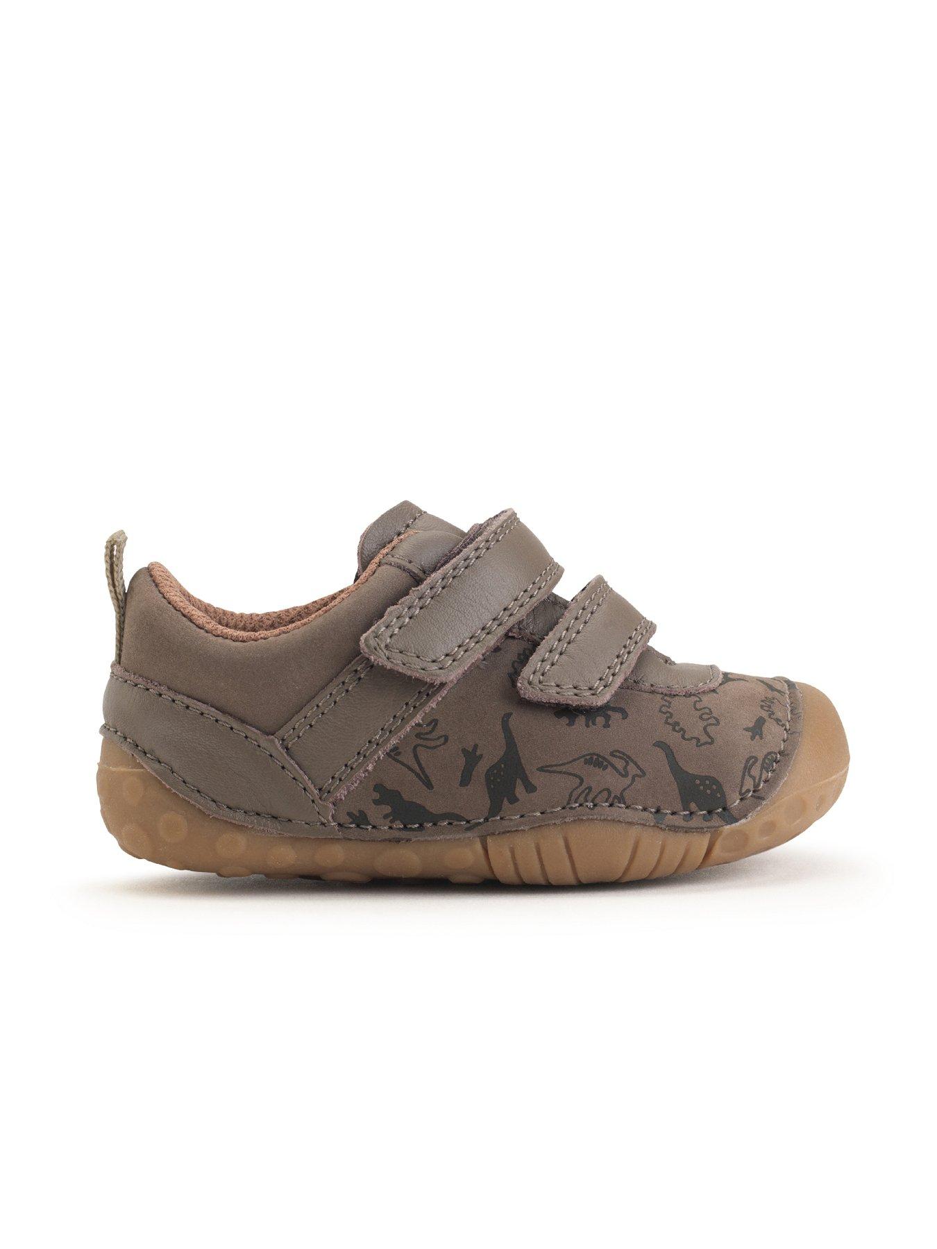 Image 6 of 6 of Start-rite Roar Taupe Dino Nubuck/Leather Trainers - Brown
