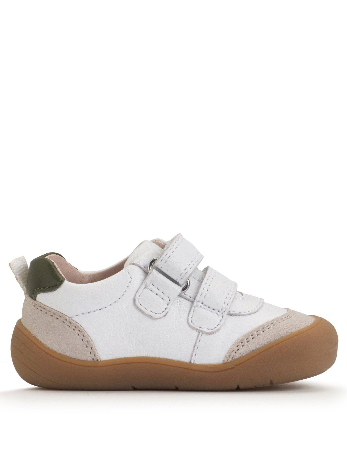 Image 2 of 6 of Start-rite Duel - White/khaki Leather