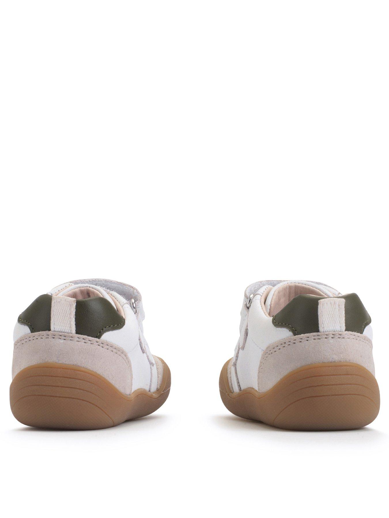 Image 3 of 6 of Start-rite Duel - White/khaki Leather