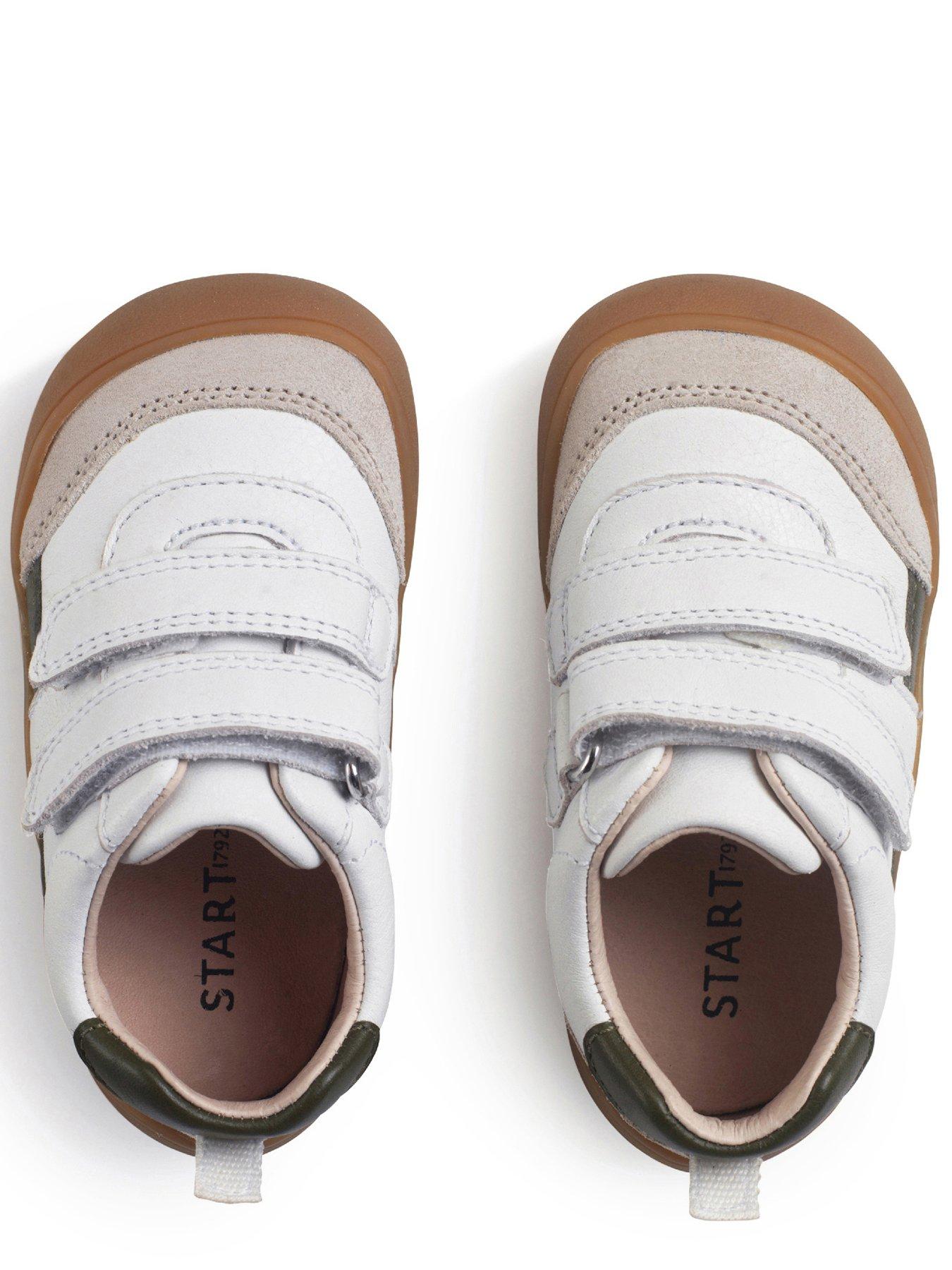 Image 4 of 6 of Start-rite Duel - White/khaki Leather
