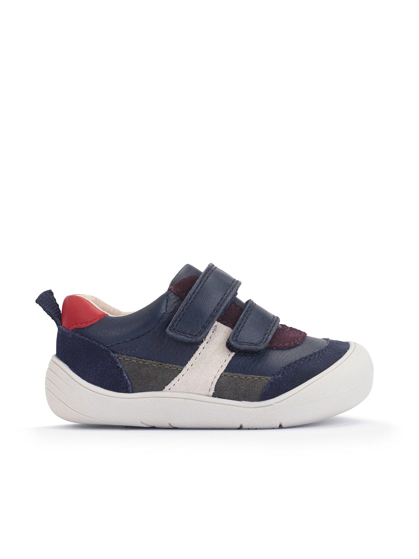 Start-rite Duel Leather Trainers - Blue