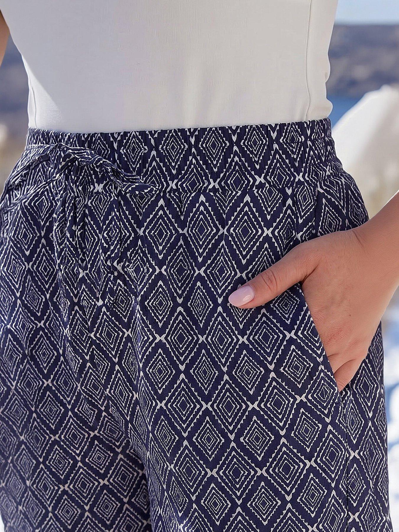 Image 2 of 4 of Roman Aztec Print Short
