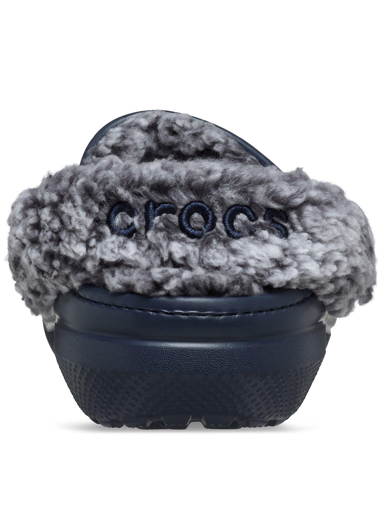 Image 3 of 7 of Crocs Mens Classic Fleece Lined Clog - Navy