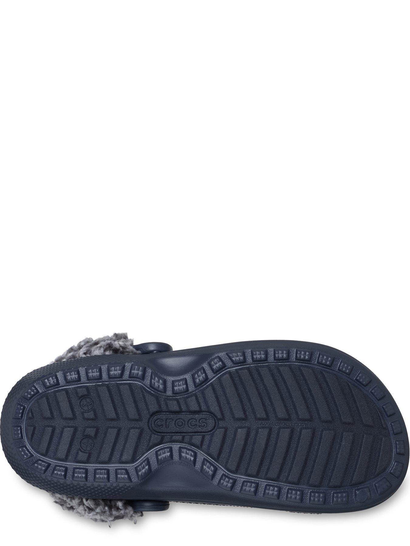 Image 5 of 7 of Crocs Mens Classic Fleece Lined Clog - Navy