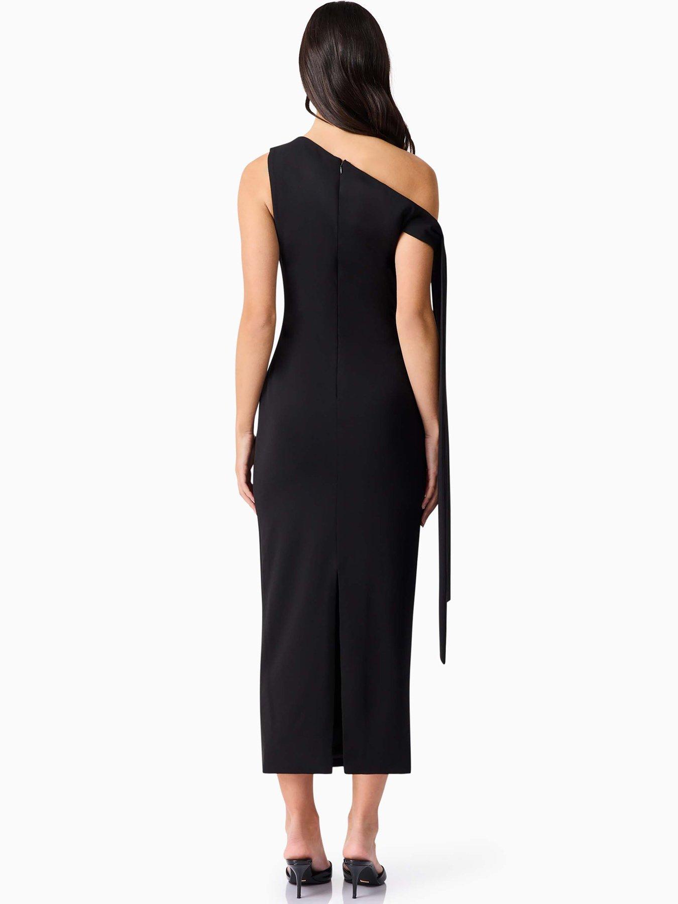Image 2 of 7 of Curaae Anaelle Midaxi Dress - Black