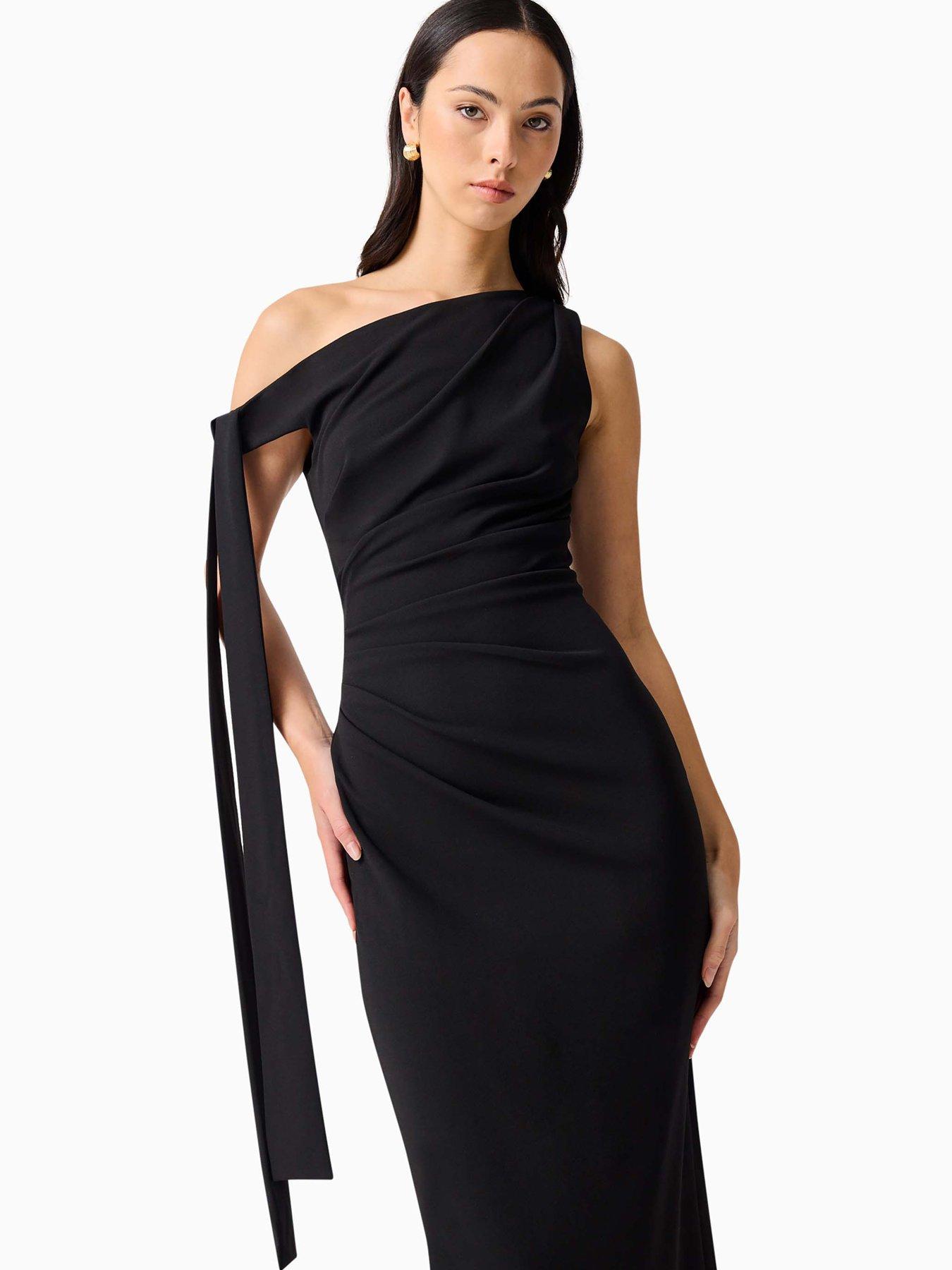 Image 6 of 7 of Curaae Anaelle Midaxi Dress - Black