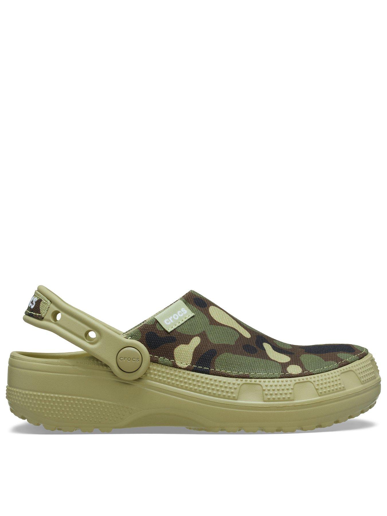 Crocs Mens Classic Crafted Camo Clog - Tac Green