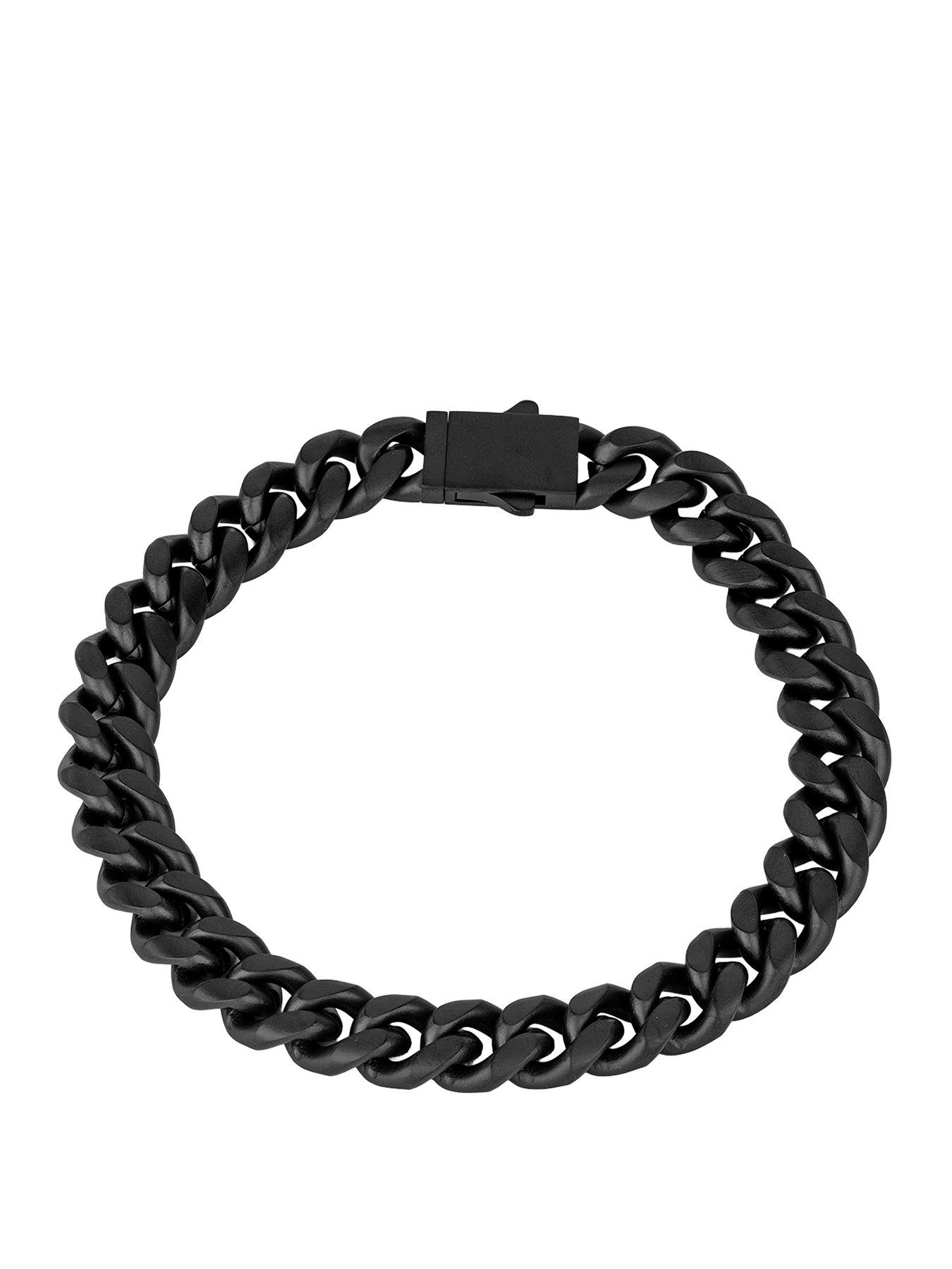 Image 1 of 5 of The Love Collection Black Stainless steel 9" bracelet