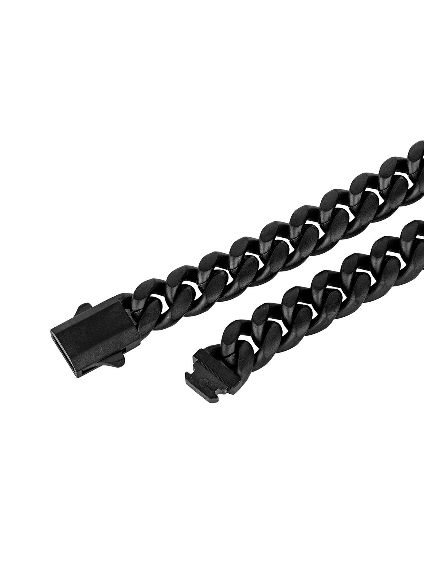 Image 3 of 5 of The Love Collection Black Stainless steel 9" bracelet