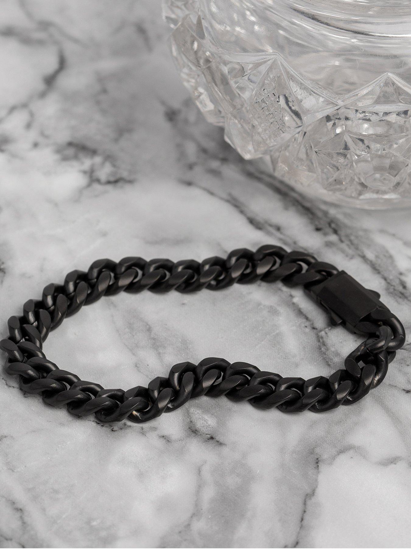 Image 5 of 5 of The Love Collection Black Stainless steel 9" bracelet