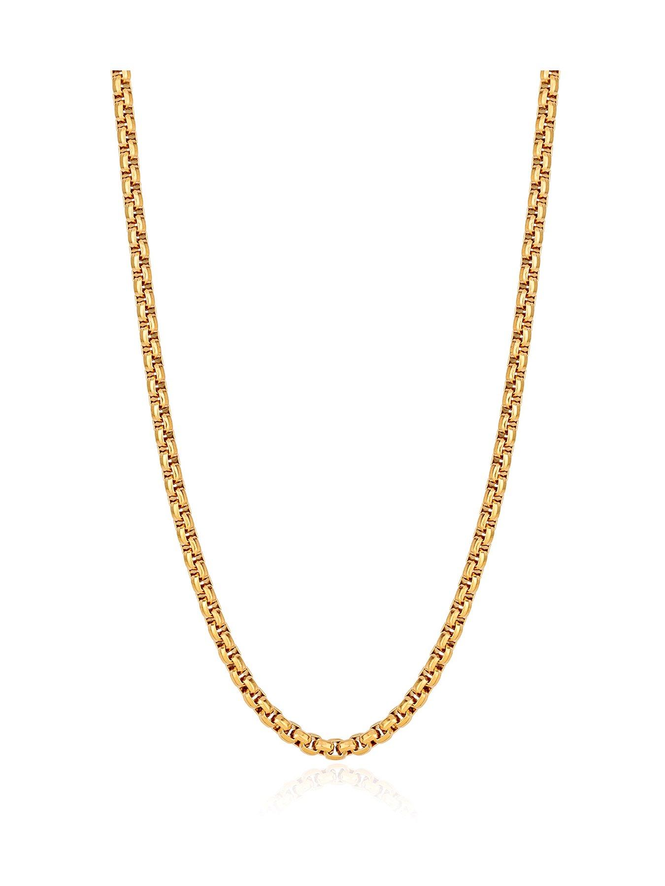 Image 1 of 5 of The Love Collection Gold Stainless steel 22" necklace