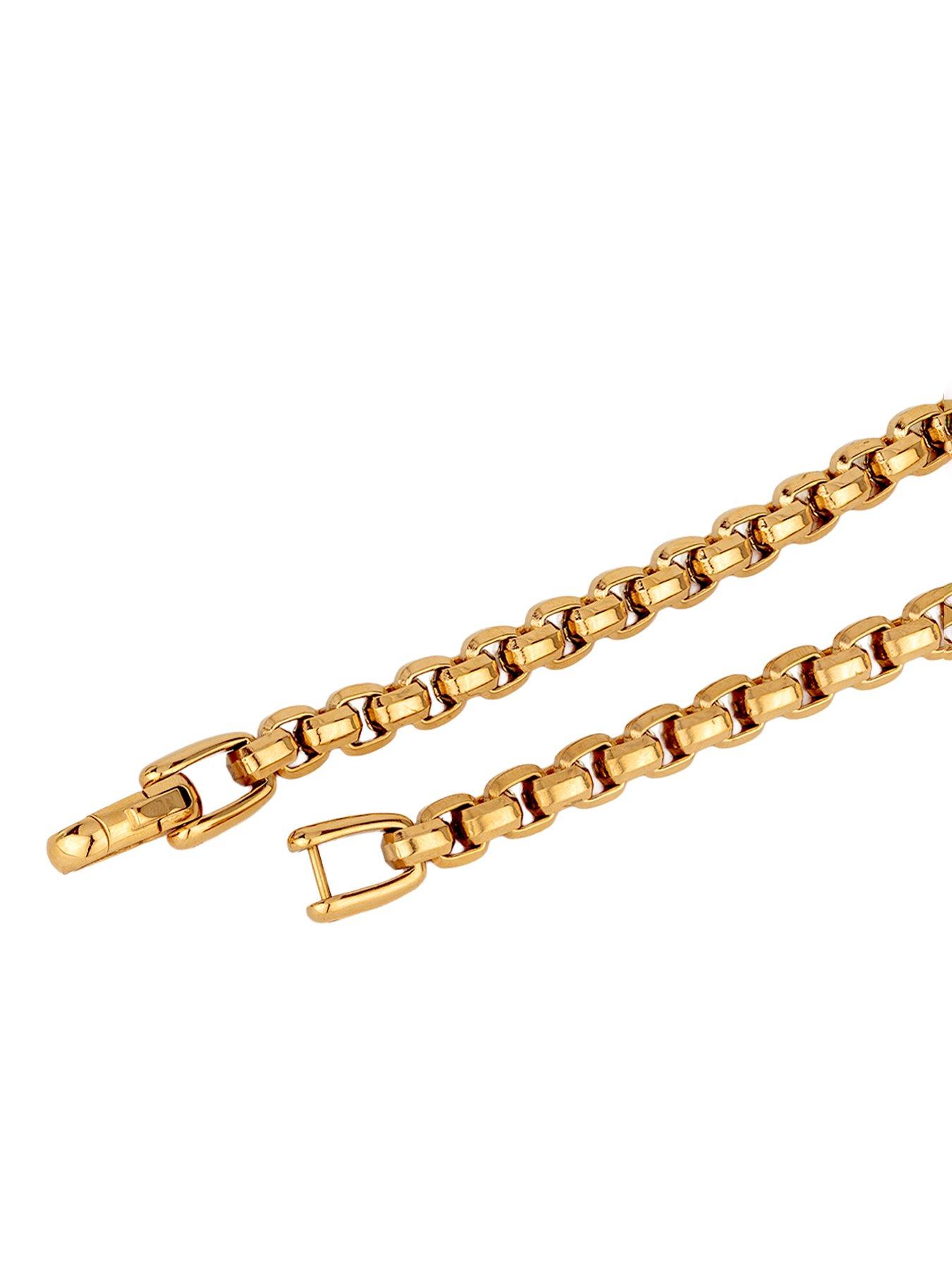 Image 3 of 5 of The Love Collection Gold Stainless steel 22" necklace