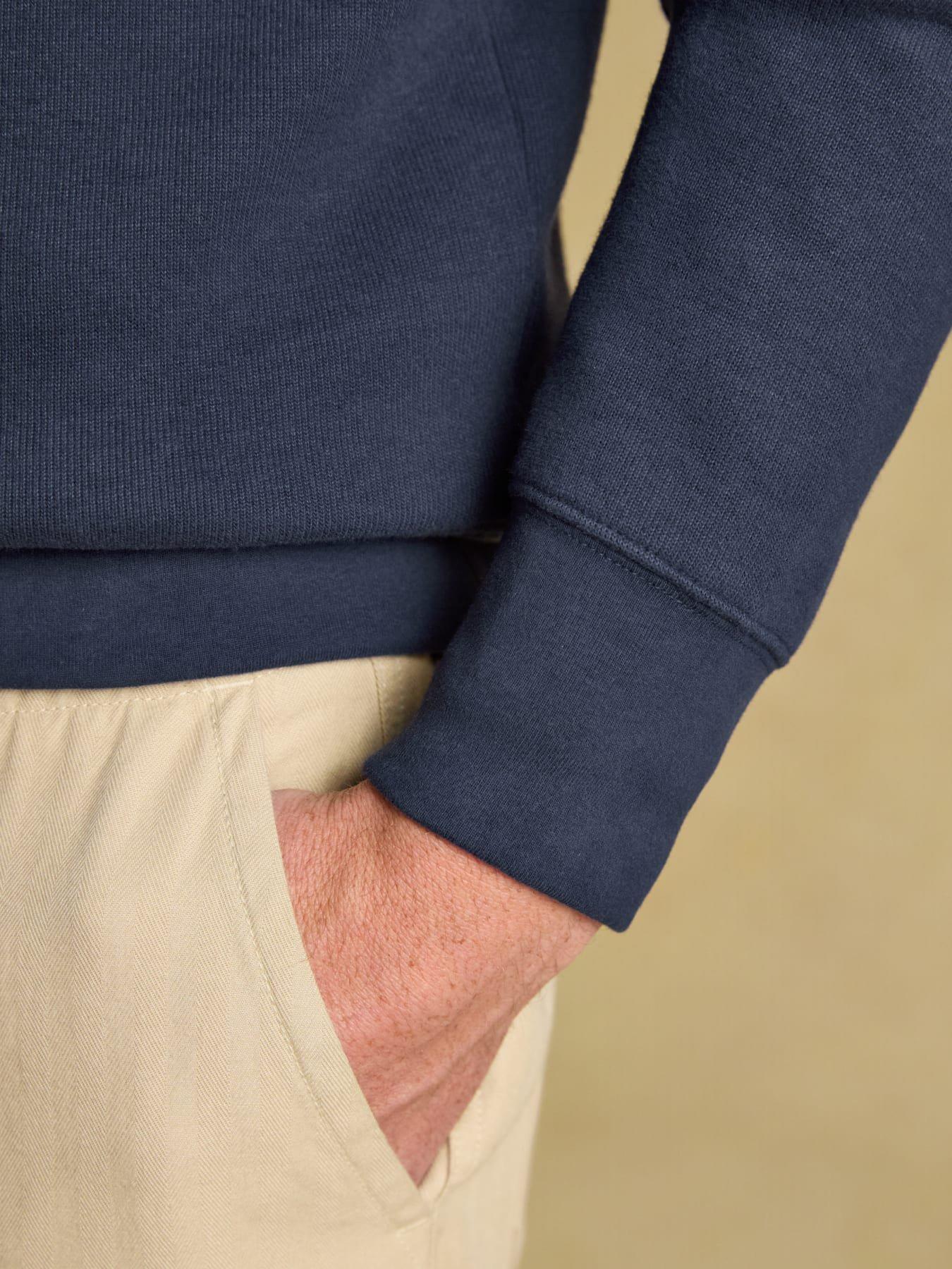 Image 7 of 7 of Joules Alistair 1/4 Zip Sweatshirt- Navy