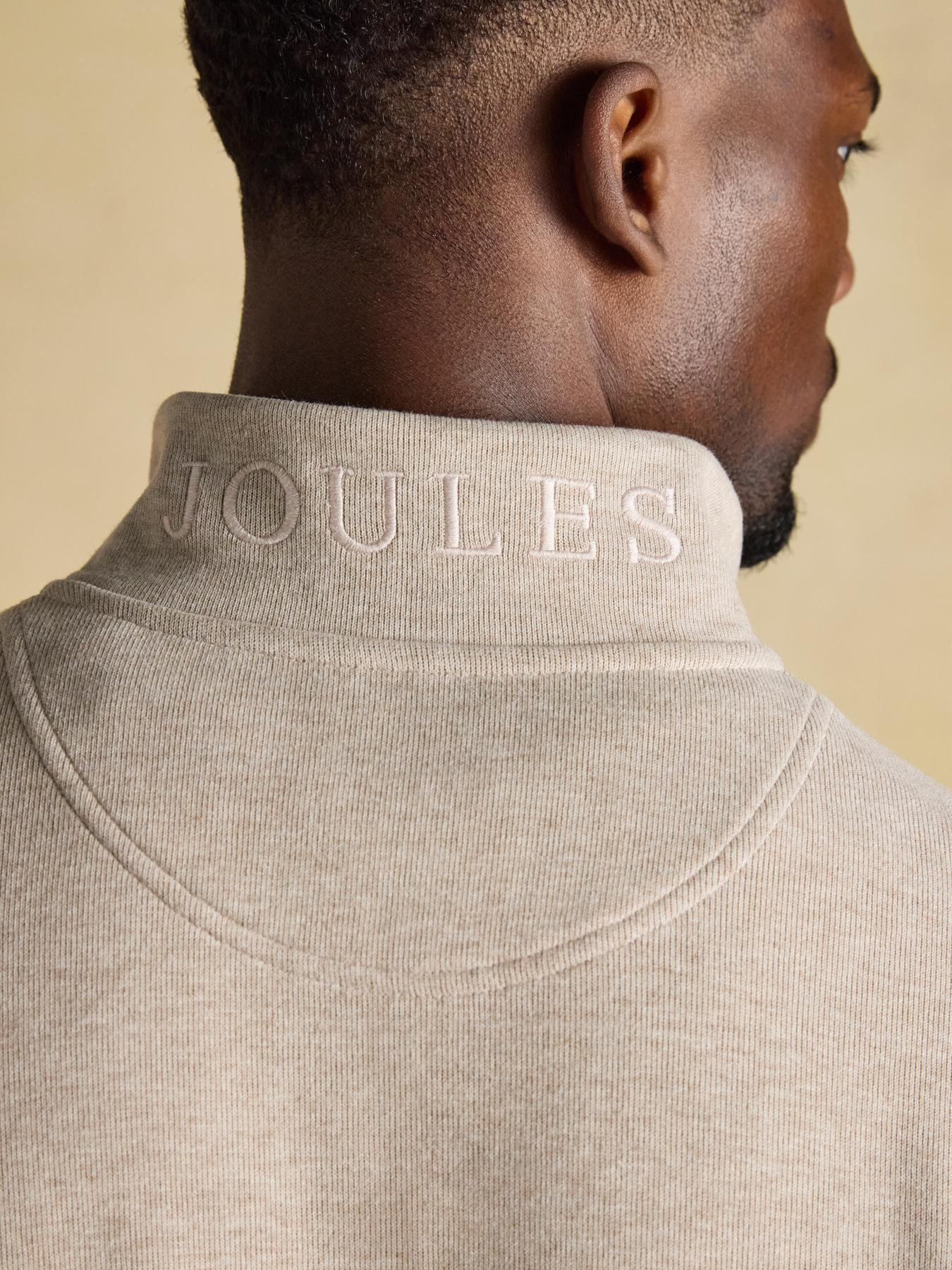 Image 5 of 7 of Joules Alistair 1/4 Zip Sweatshirt- Off White