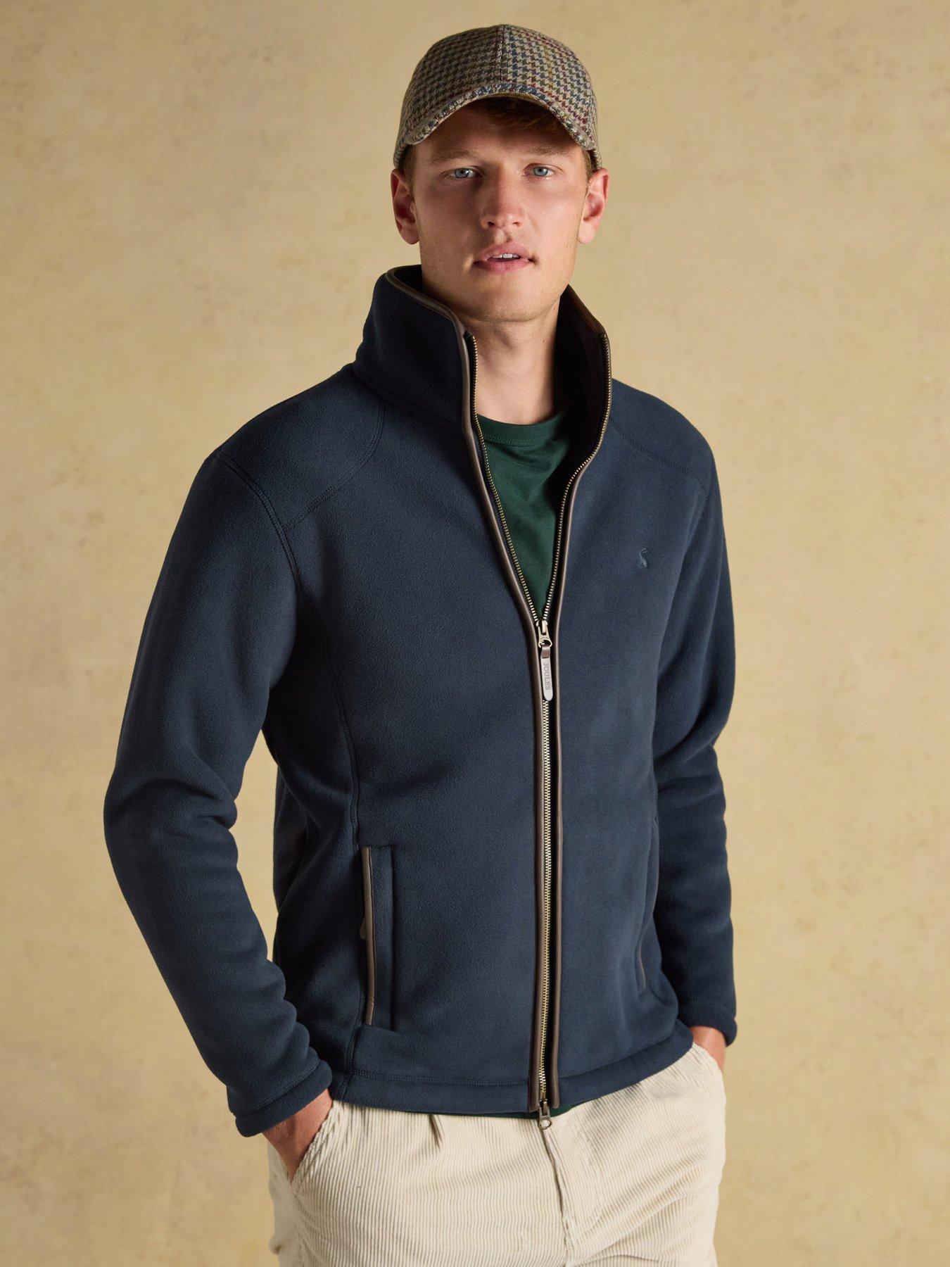 Joules Heritage Fleece Navy Zip Through - Image 2