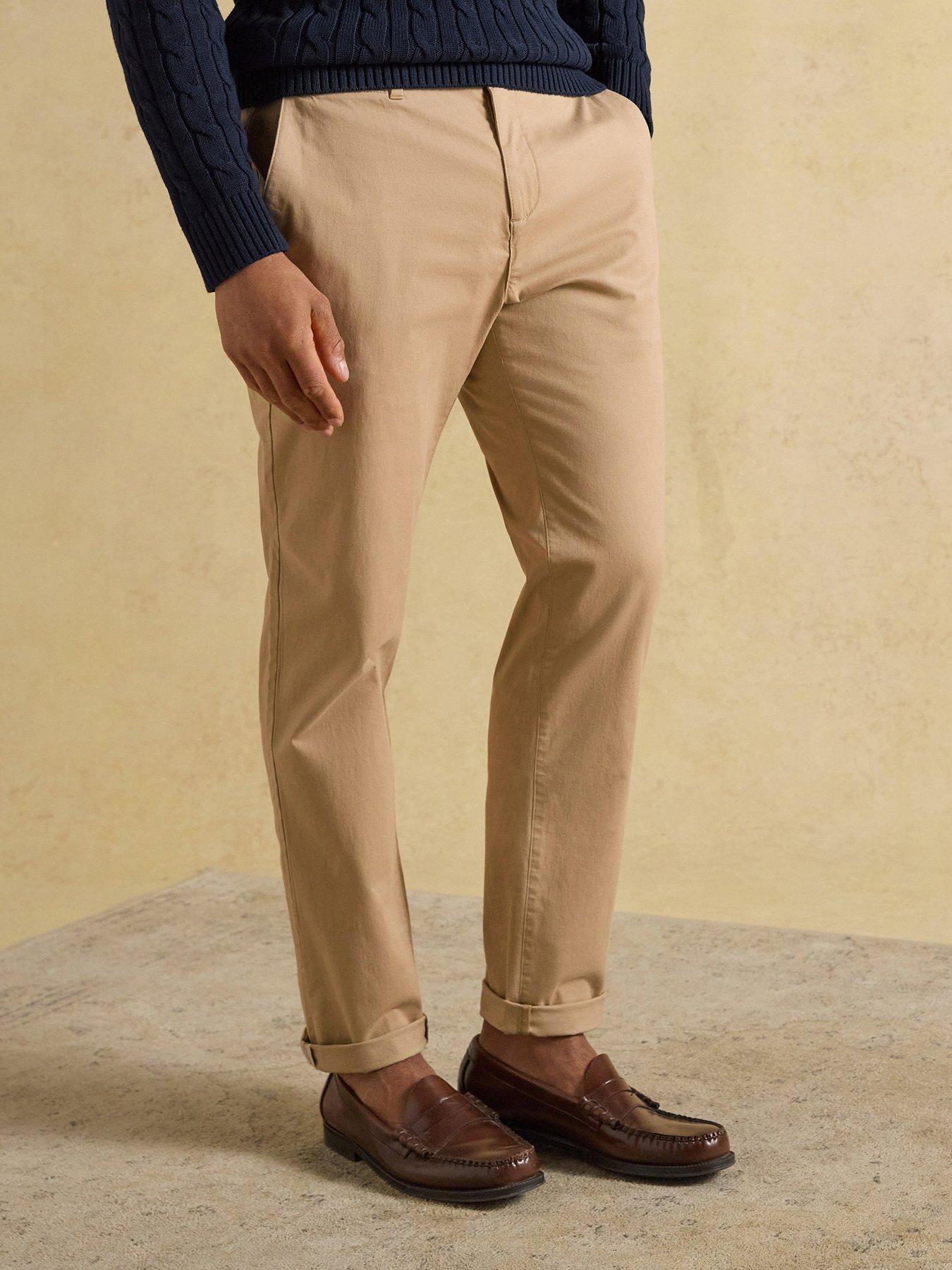 Image 1 of 6 of Joules Classic Chino Trousers- Beige