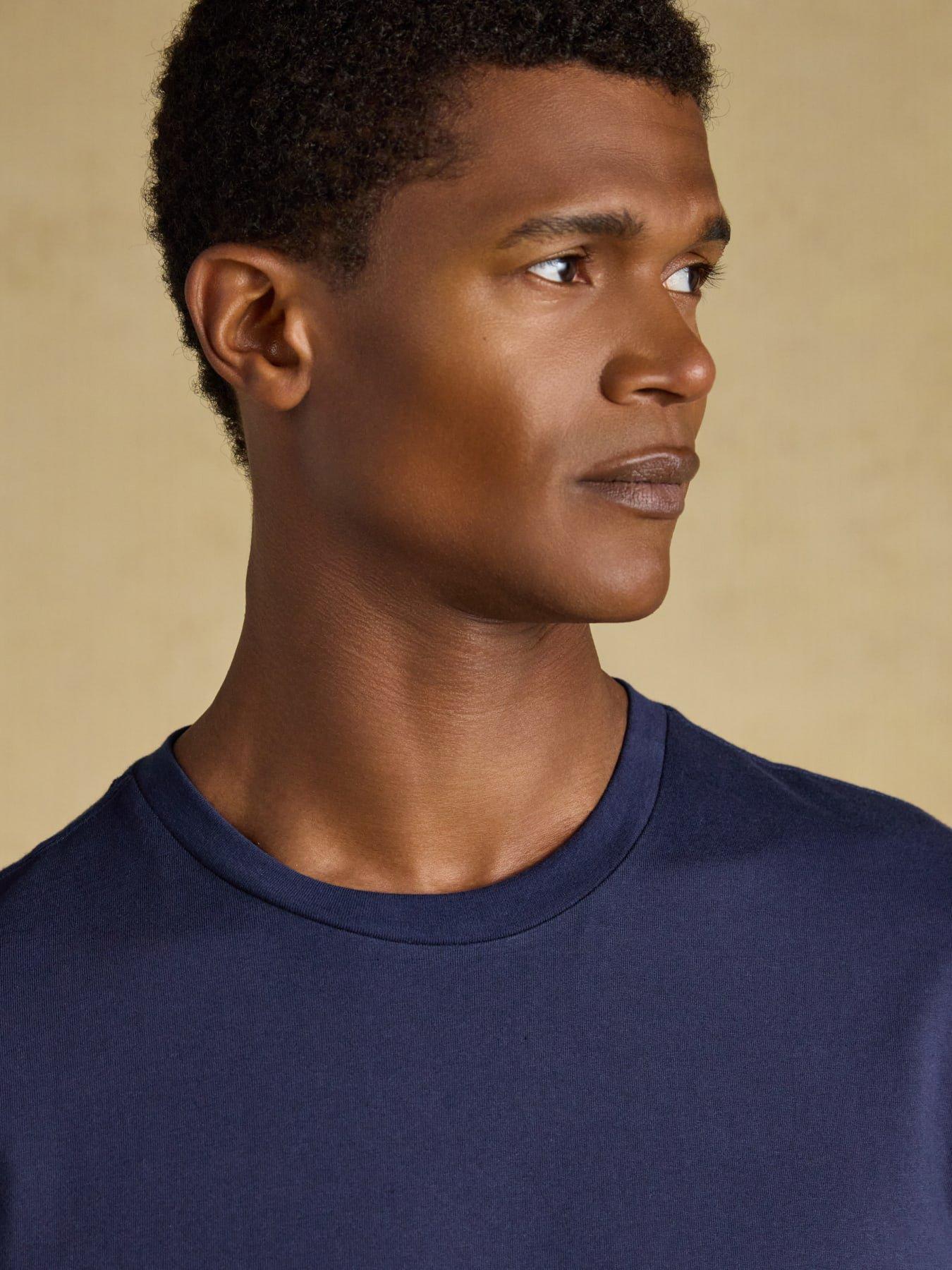 Image 3 of 4 of Joules Mens Everyday Regular Fit Cotton T-Shirt - Navy