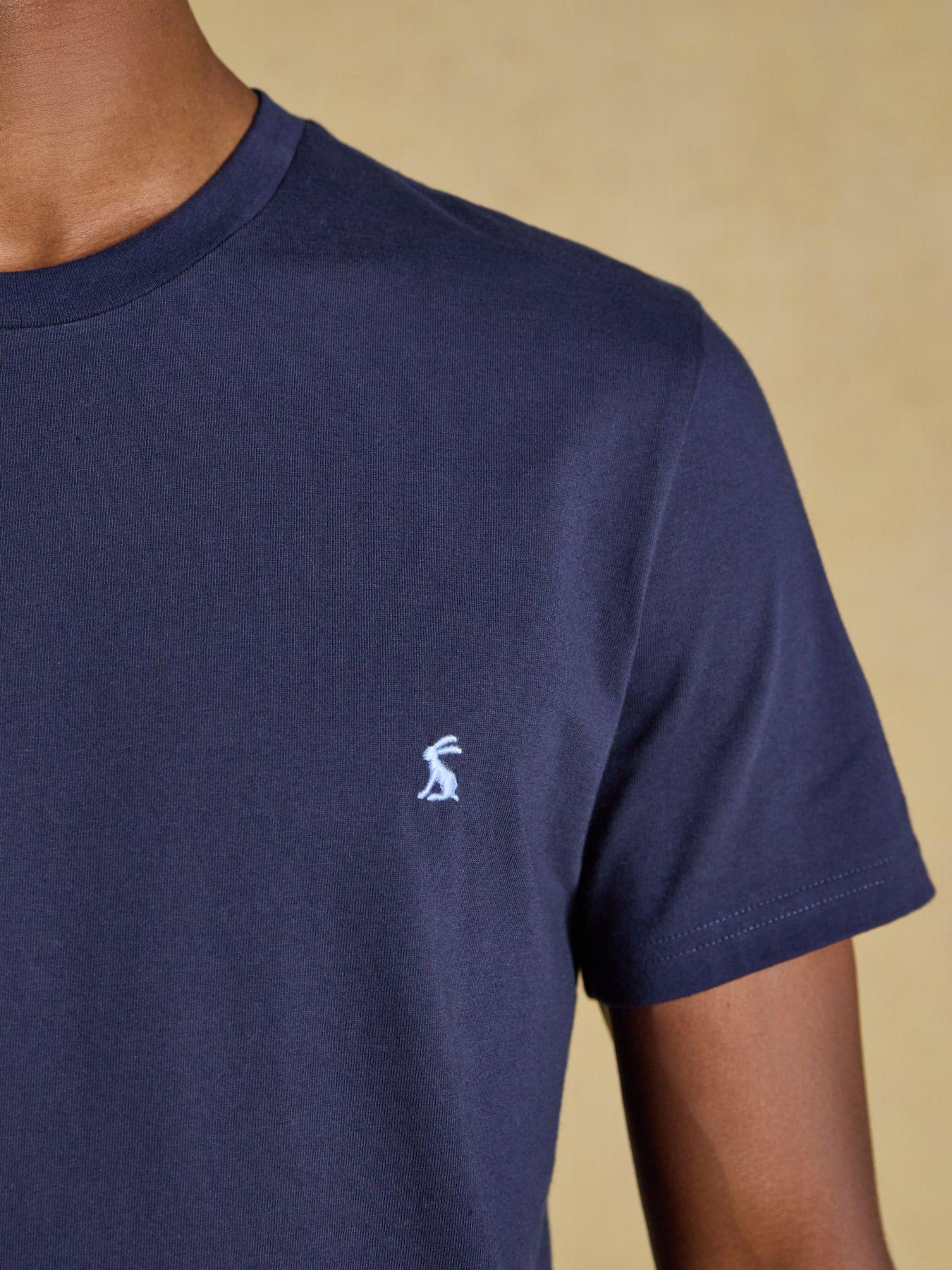 Image 4 of 4 of Joules Mens Everyday Regular Fit Cotton T-Shirt - Navy