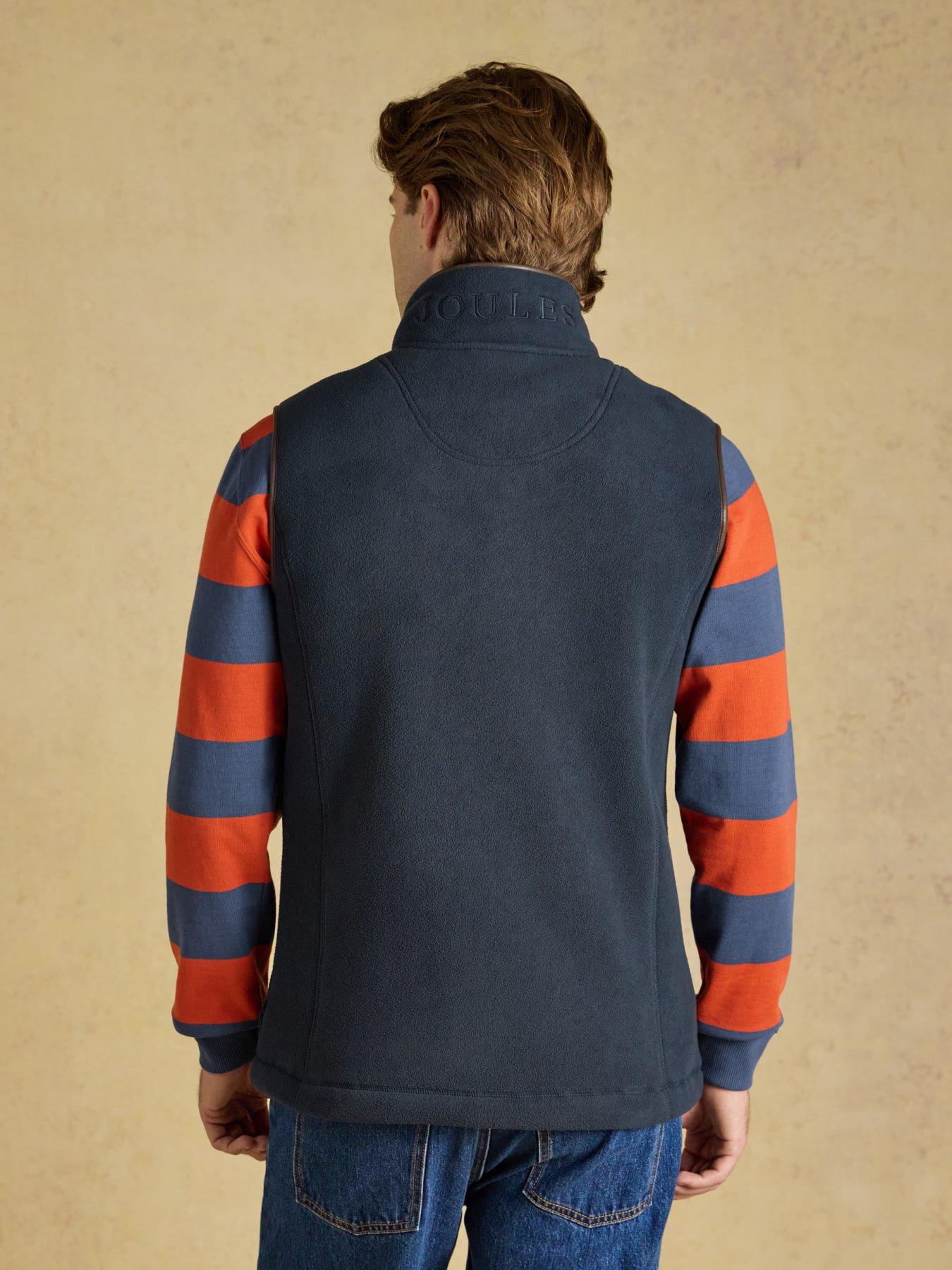 Image 2 of 7 of Joules Heritage Fleece Gilet- Navy