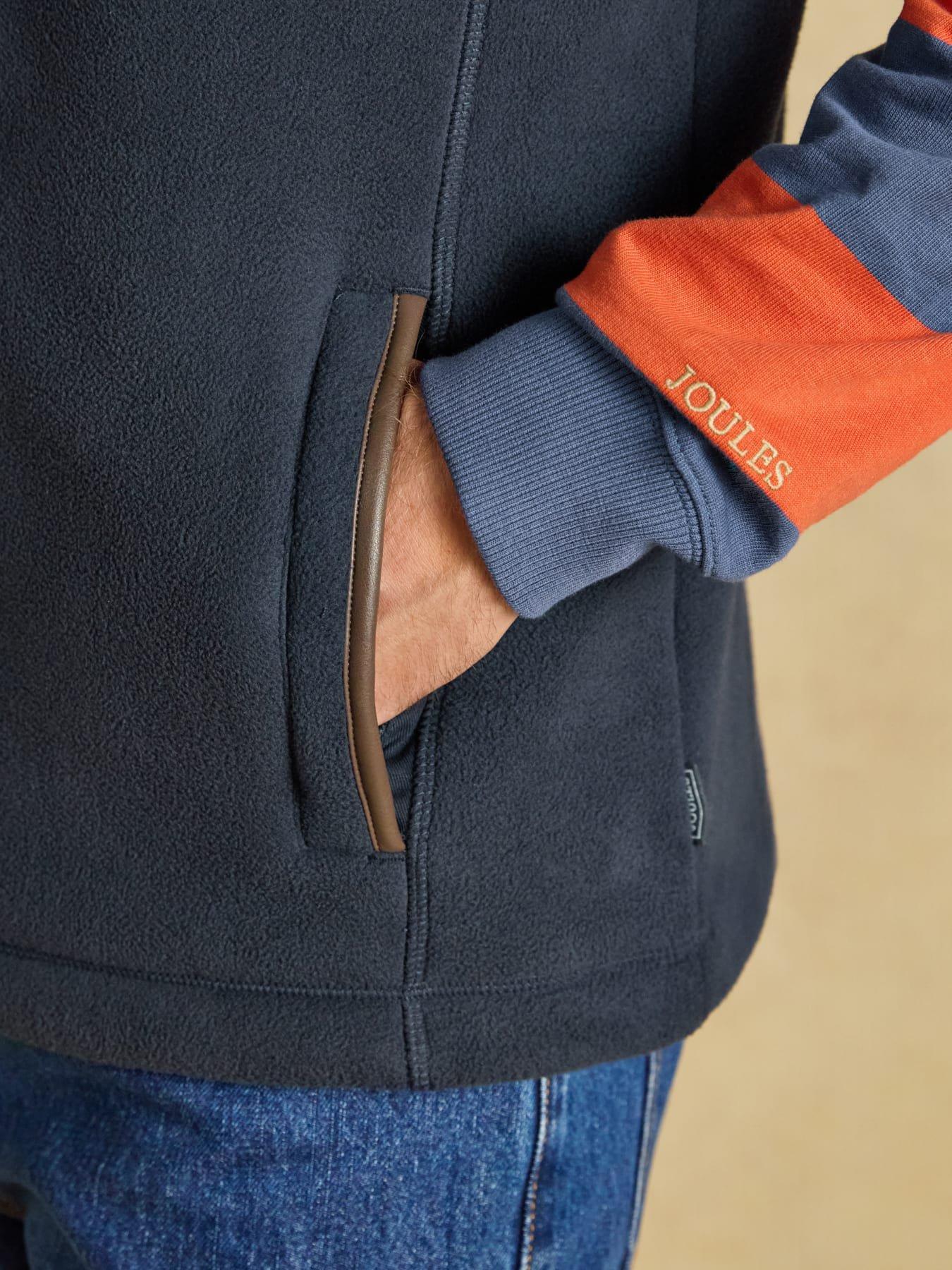 Image 5 of 7 of Joules Heritage Fleece Gilet- Navy
