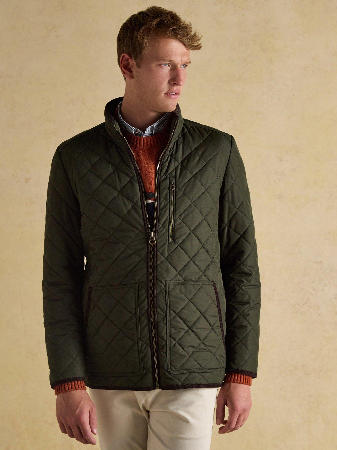 Image 1 of 7 of Joules Joules Maynard Quilted Jacket- Green