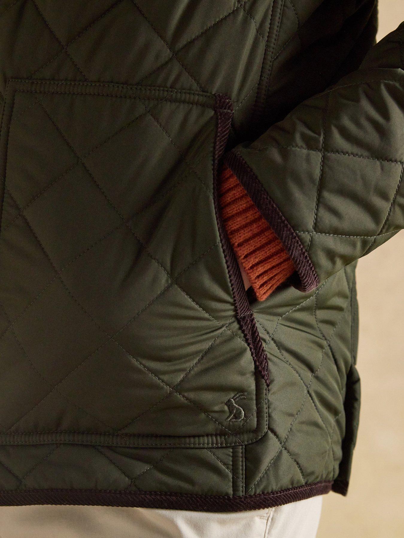 Image 4 of 7 of Joules Joules Maynard Quilted Jacket- Green