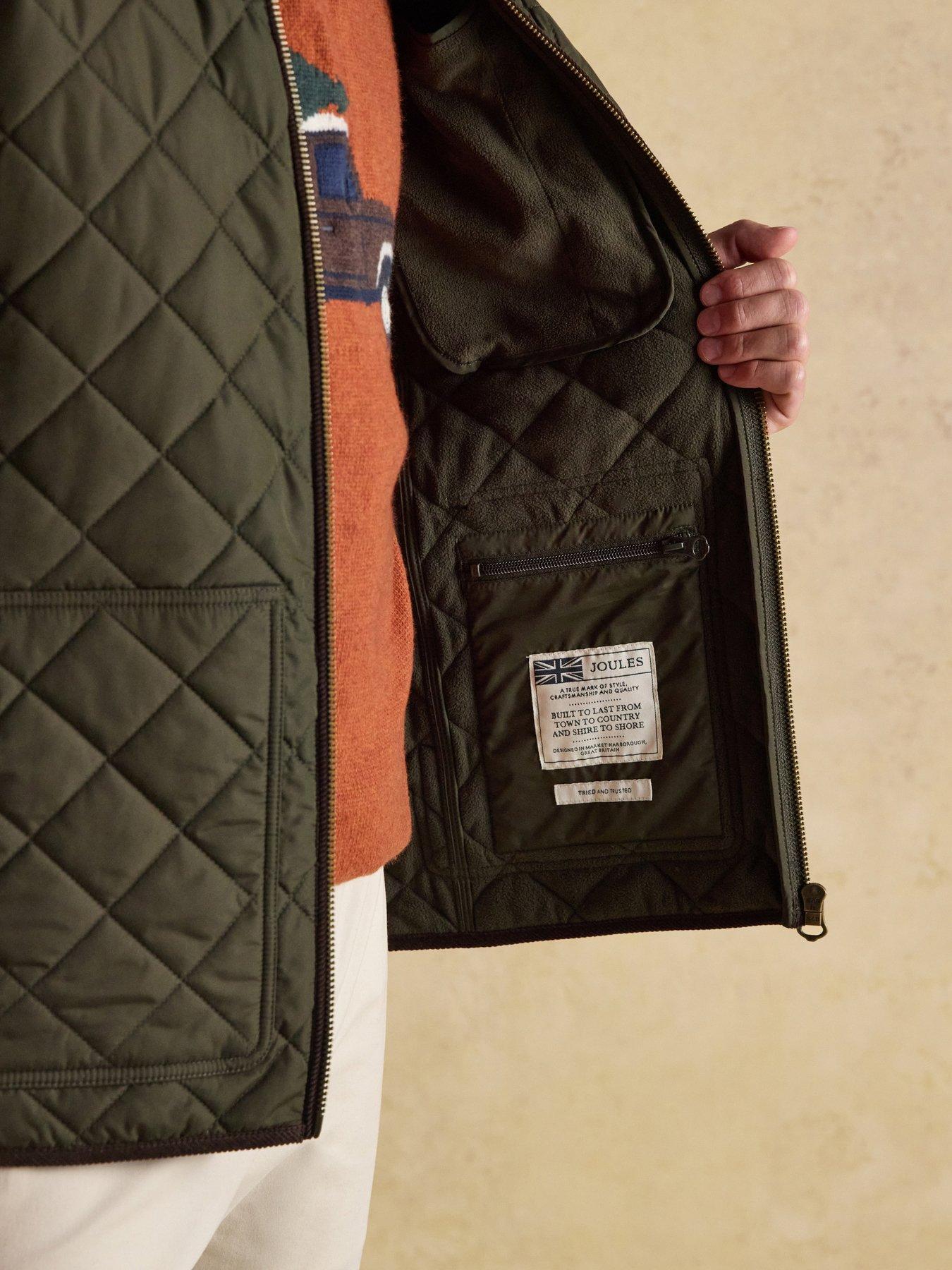 Image 5 of 7 of Joules Joules Maynard Quilted Jacket- Green