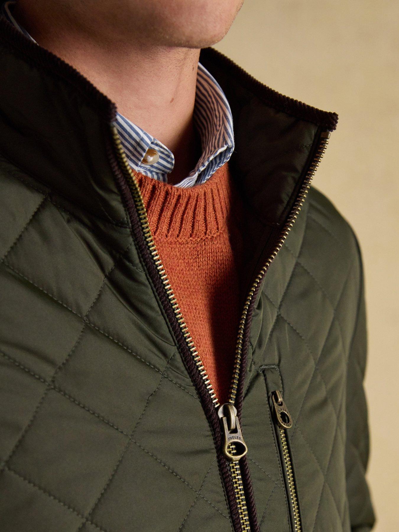 Image 6 of 7 of Joules Joules Maynard Quilted Jacket- Green