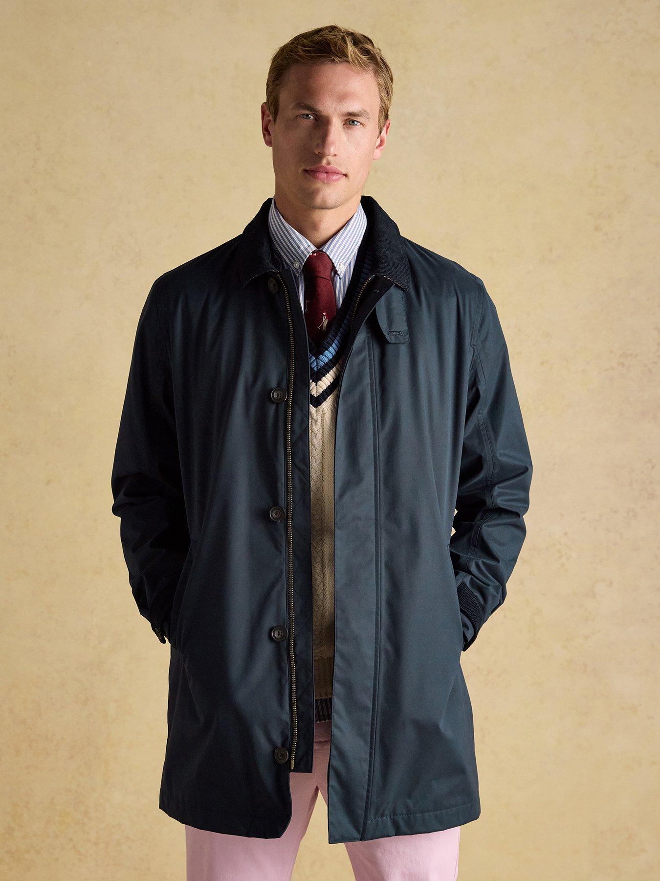 Joules Sandford Navy Blue Waterproof Raincoat - Image 2