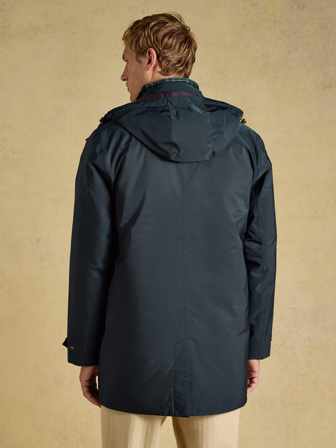 Image 2 of 7 of Joules Clarendon Long Padded Jacket- Navy