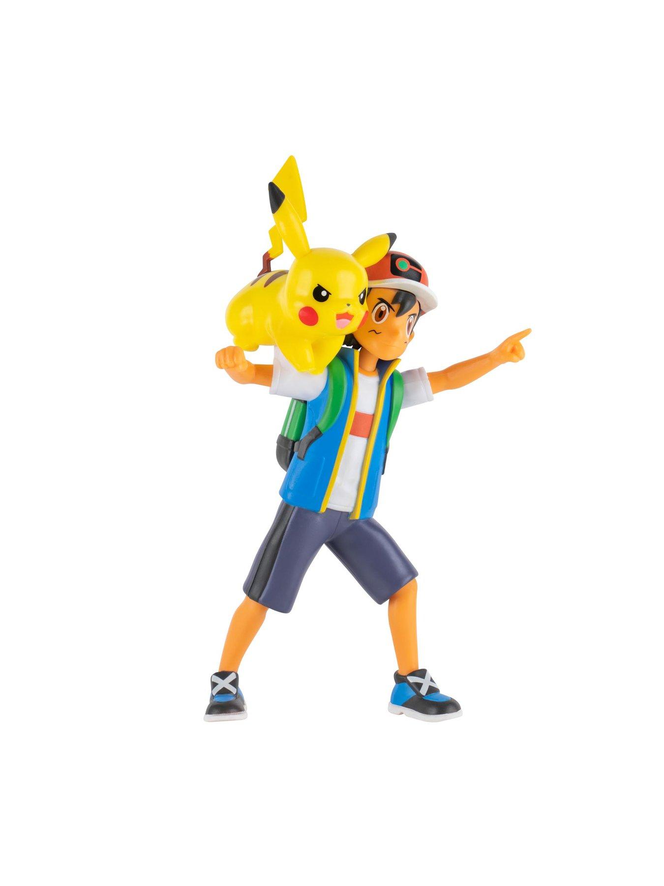 Image 2 of 6 of Pokemon 2 Pack Ash and Pikachu Deluxe Battle Action Figures