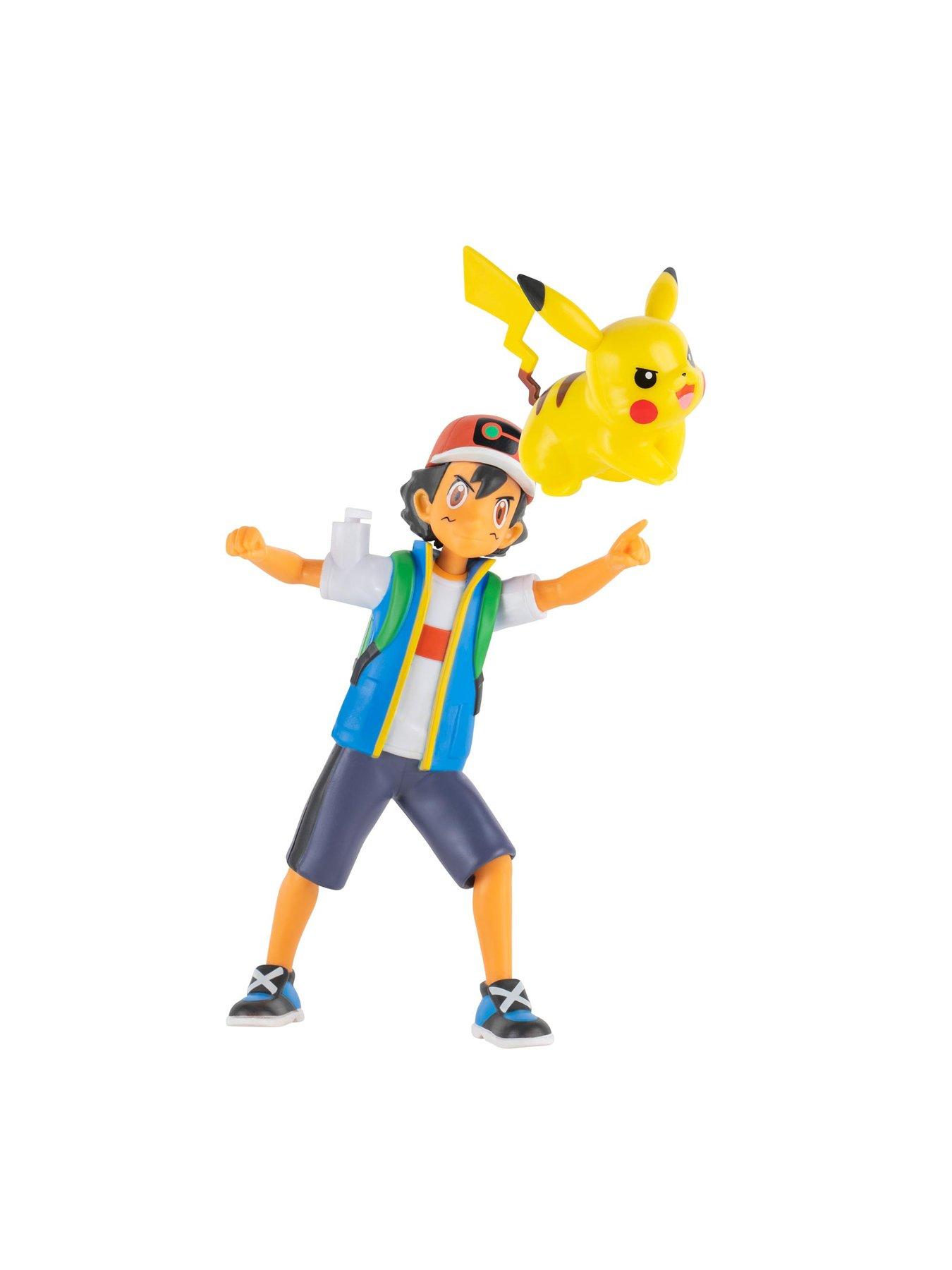Image 5 of 6 of Pokemon 2 Pack Ash and Pikachu Deluxe Battle Action Figures
