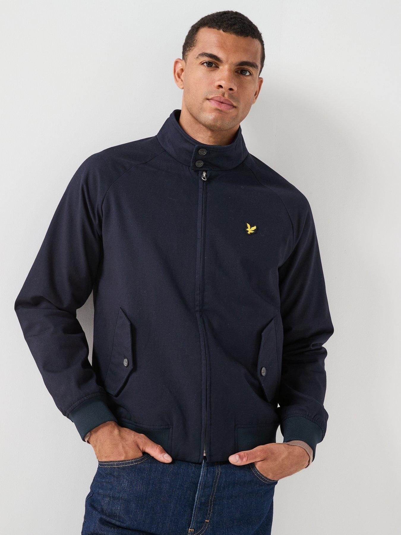 Lyle & Scott Bleu Cotton Jacket Harrington - Image 3