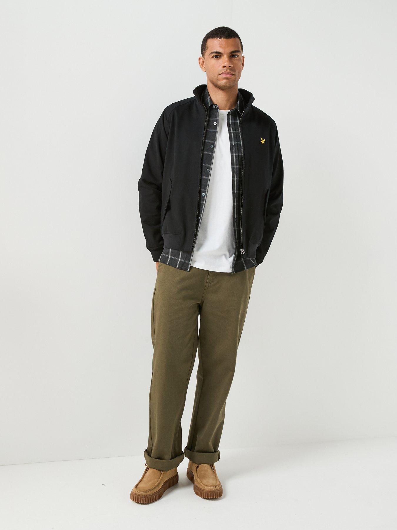 Image 3 of 6 of Lyle & Scott Cotton Harrington Jacket - Black