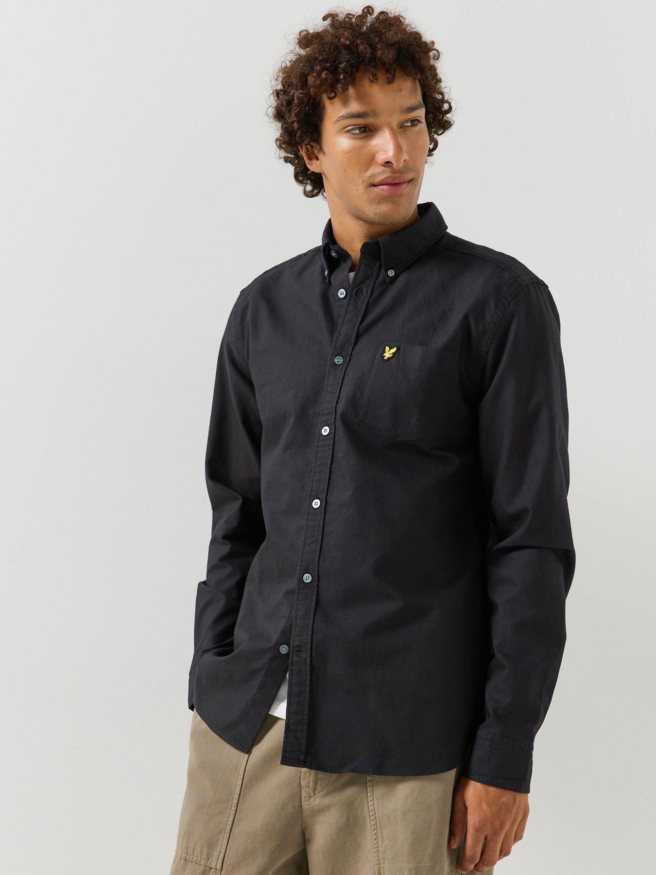 Lyle and Scott - Men's - Oxford Shirt - Button Down - Black - XXL - Image 5