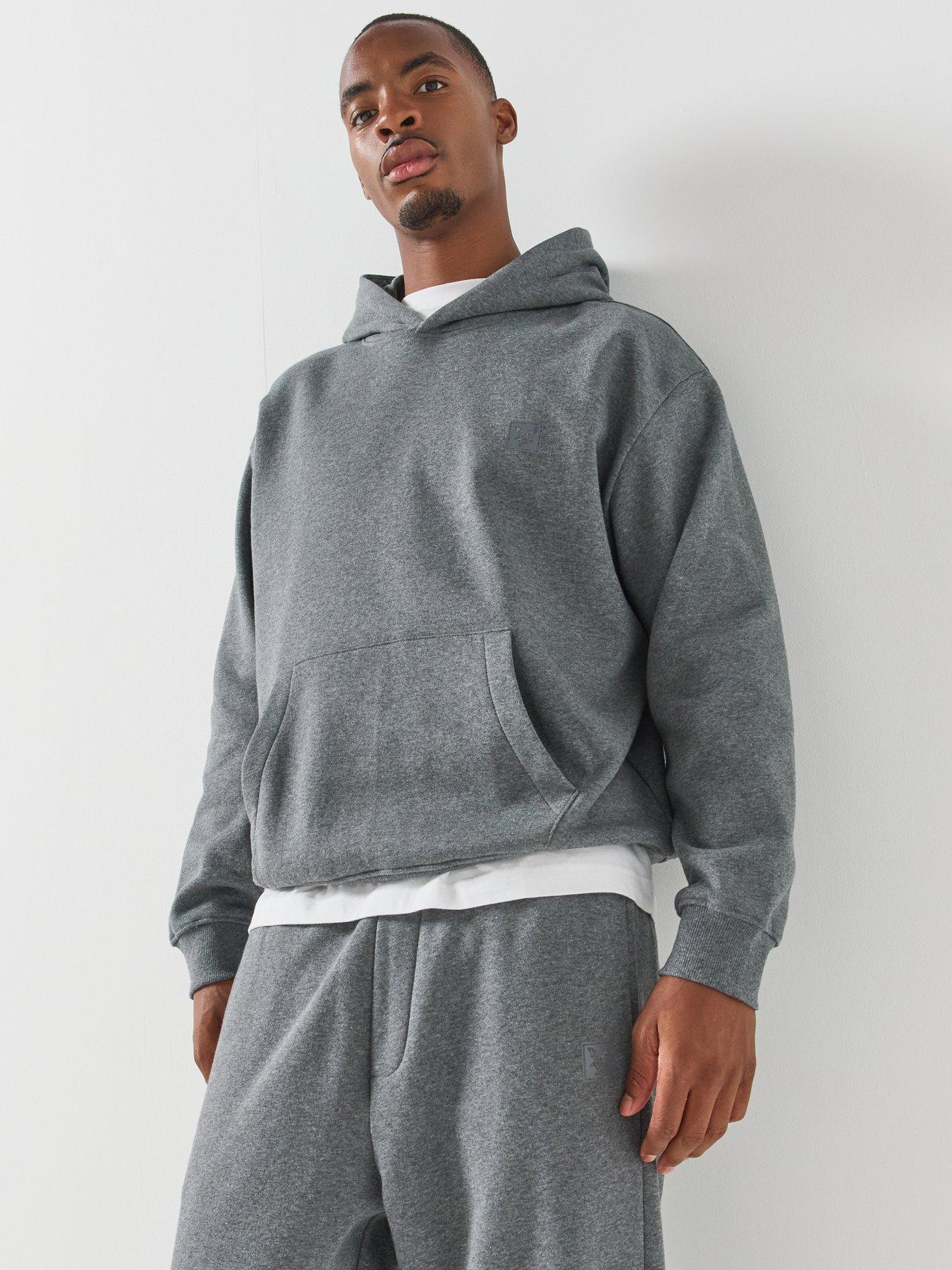 Image 1 of 5 of Lyle & Scott Lyle &amp; Scott Loungewear Pullover Hoodie - Grey