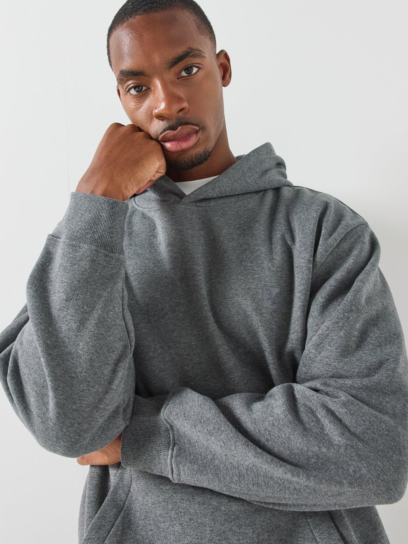 Image 4 of 5 of Lyle & Scott Lyle &amp; Scott Loungewear Pullover Hoodie - Grey