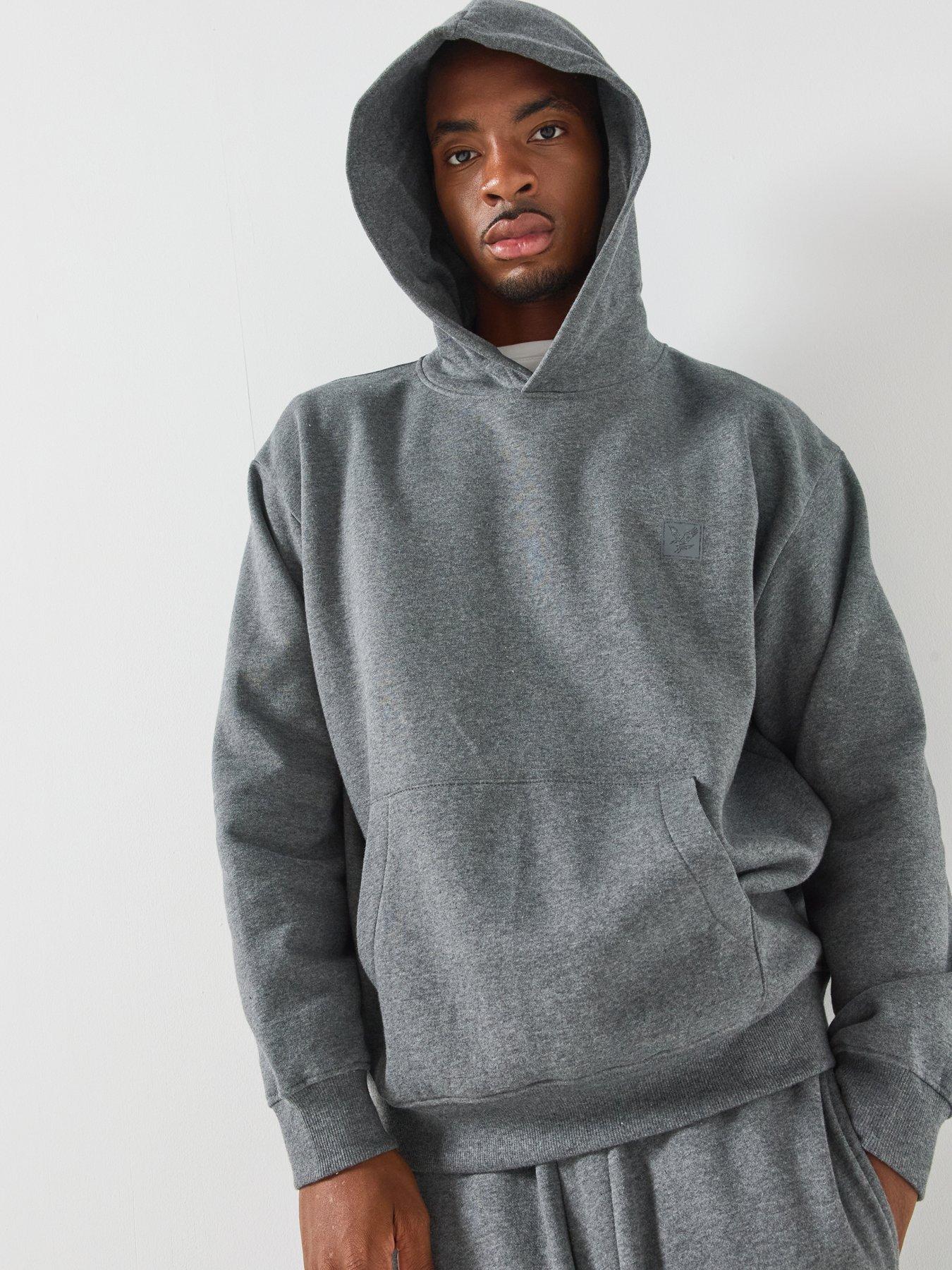 Image 5 of 5 of Lyle & Scott Lyle &amp; Scott Loungewear Pullover Hoodie - Grey
